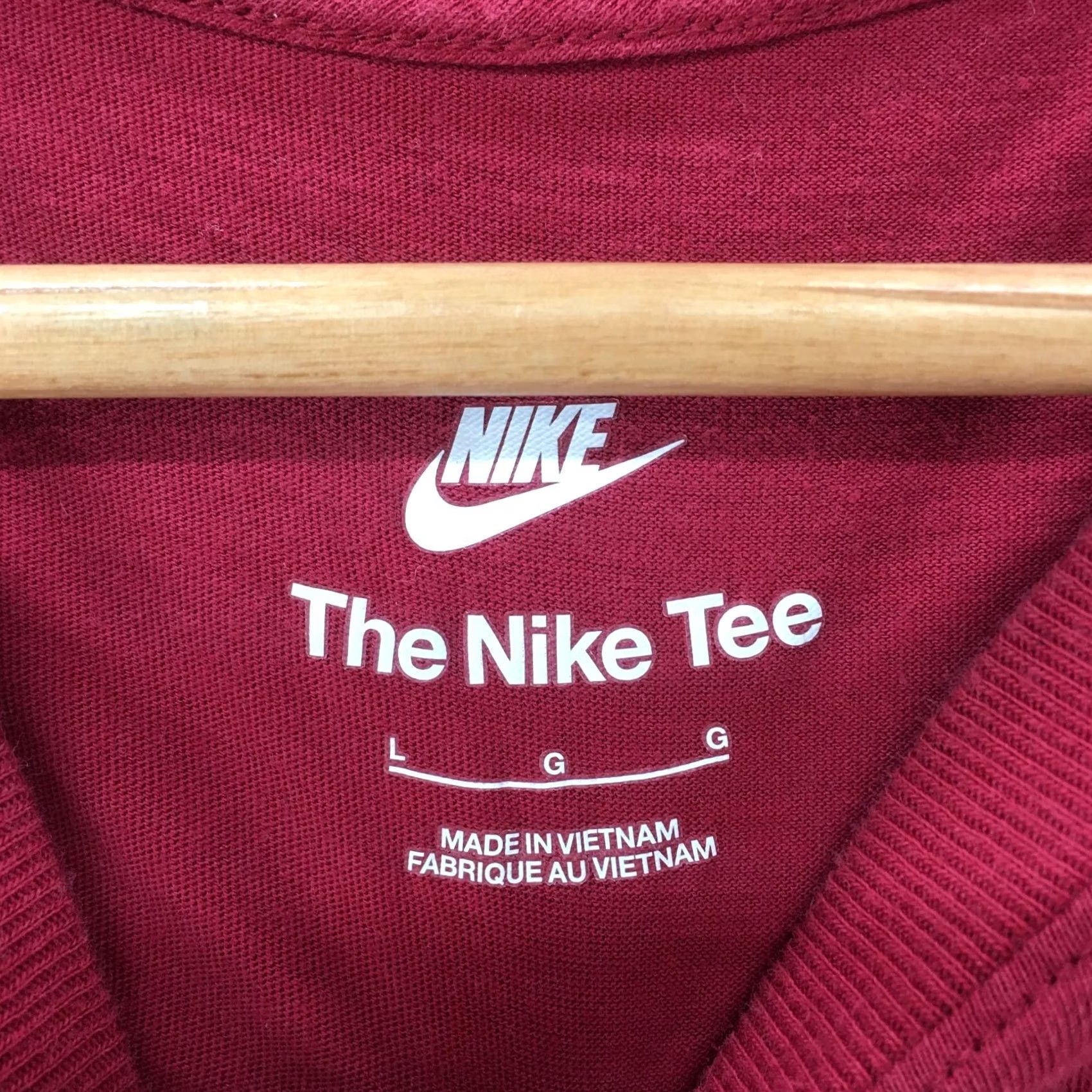 Nike Nike Tee Short Sleeve Mens L Red Cotton Crew Neck Pullover Casual Size US L / EU 52-54 / 3 - 6 Thumbnail