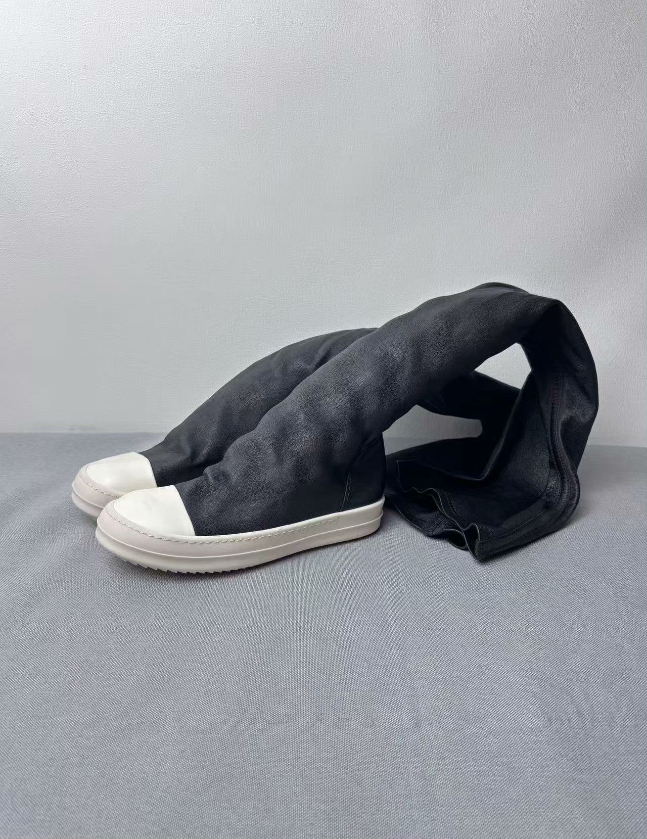 Rick Owens Rick Owens Leather Long Boots 36 Women Size US 6 / IT 36 - 1 Thumbnail