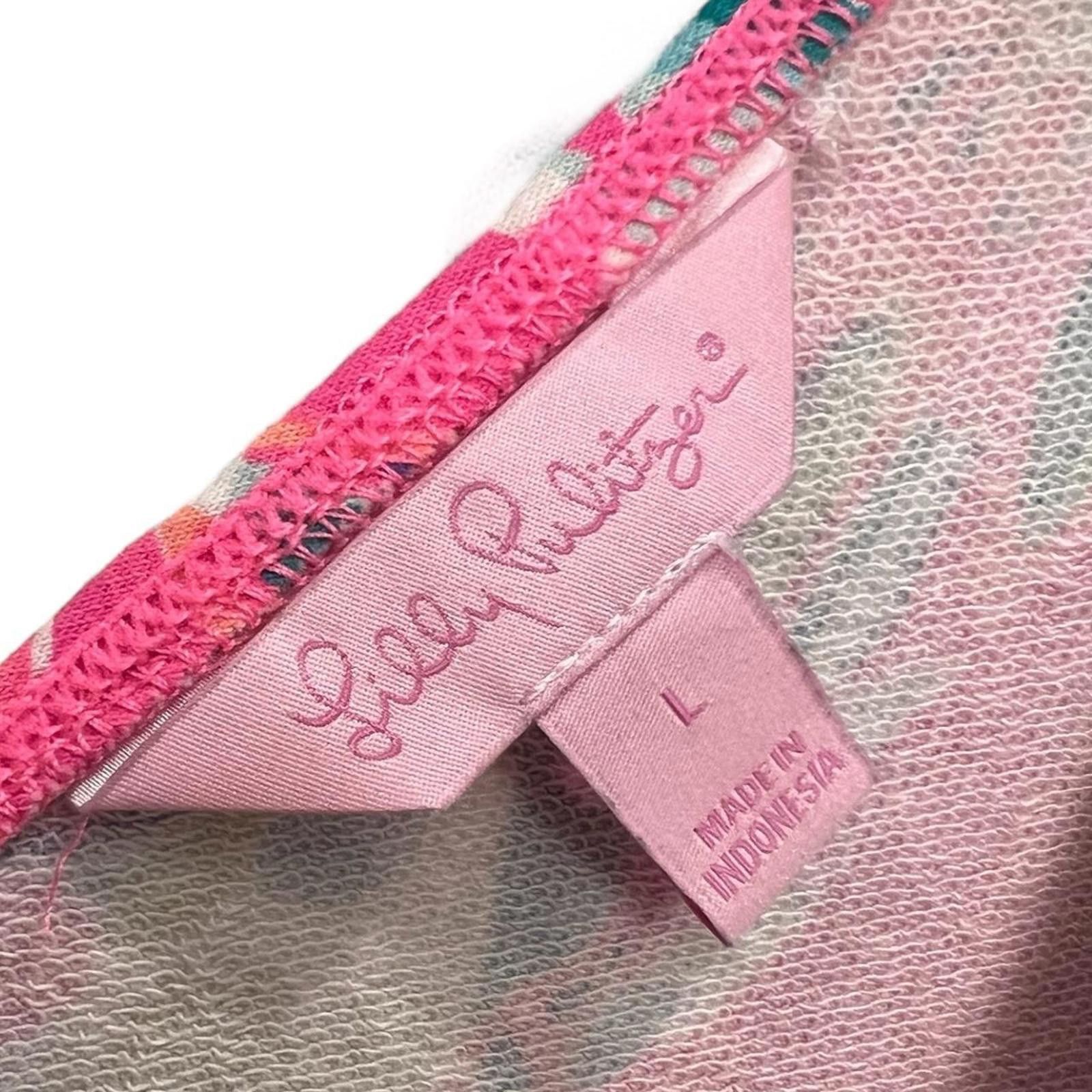Other Lilly Pulitzer Pink Toucan Dress Size L / US 10 / IT 46 - 3 Thumbnail