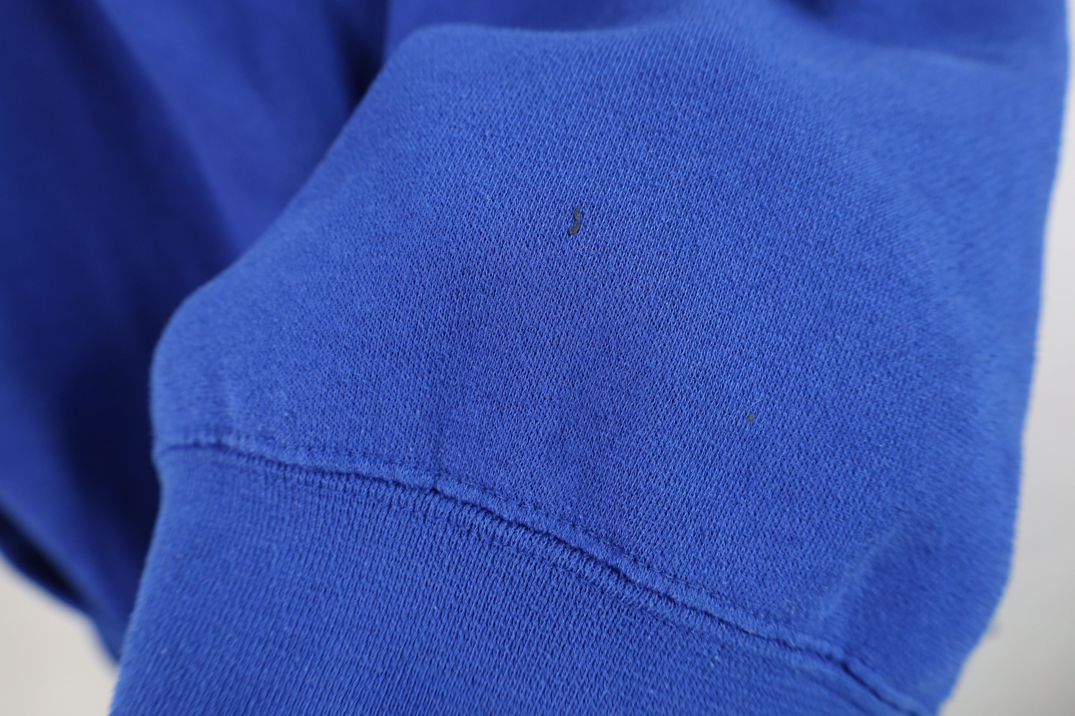 Vintage Vintage 90s Streetwear Fit Collared Pullover Sweatshirt Blue Size XL / US 12-14 / IT 48-50 - 9 Thumbnail