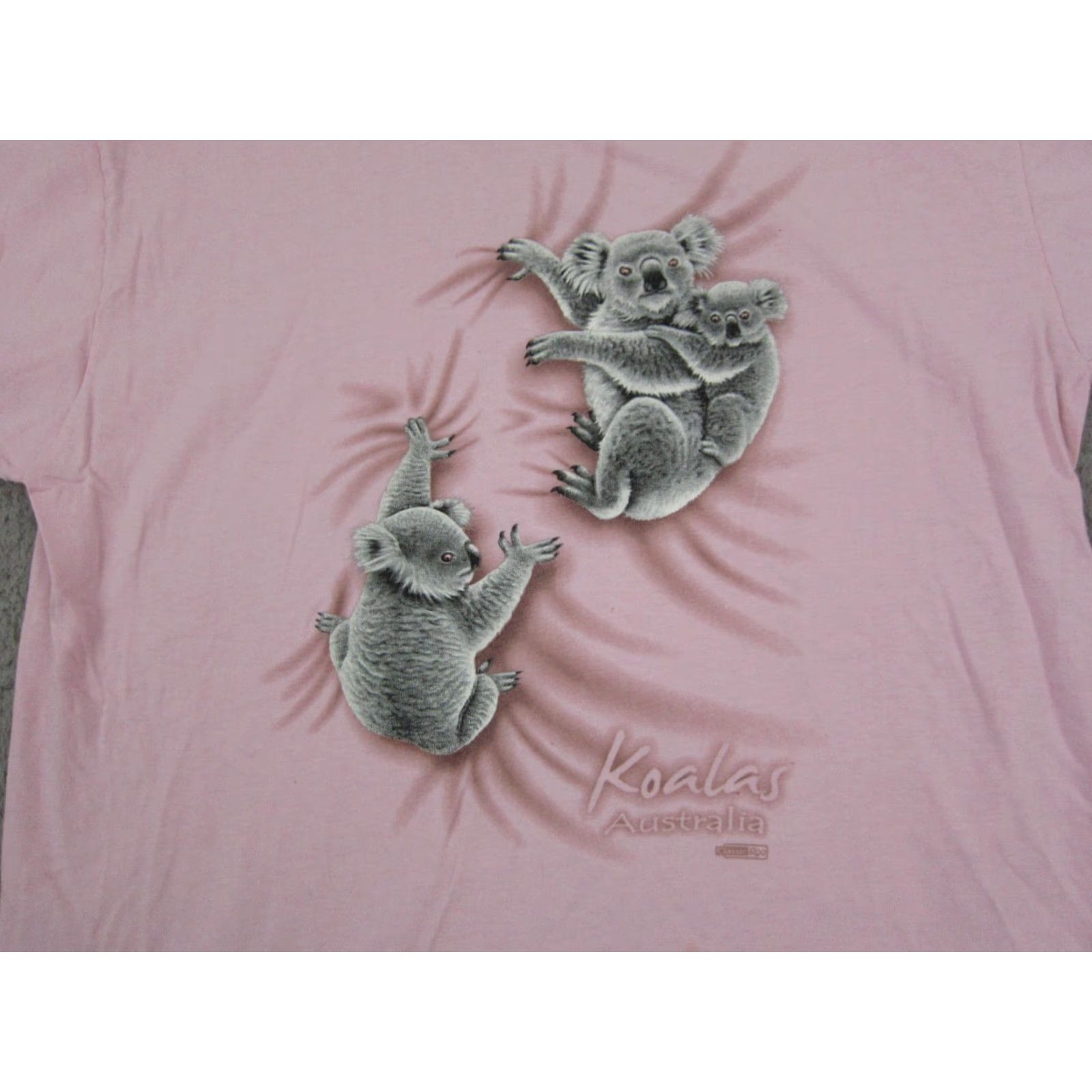 Vintage Vintage Australia Shirt Womens Small Pink 90s T-Shirt Short Sleeve Crew Neck Cotton Size S / US 4 / IT 40 - 2 Thumbnail