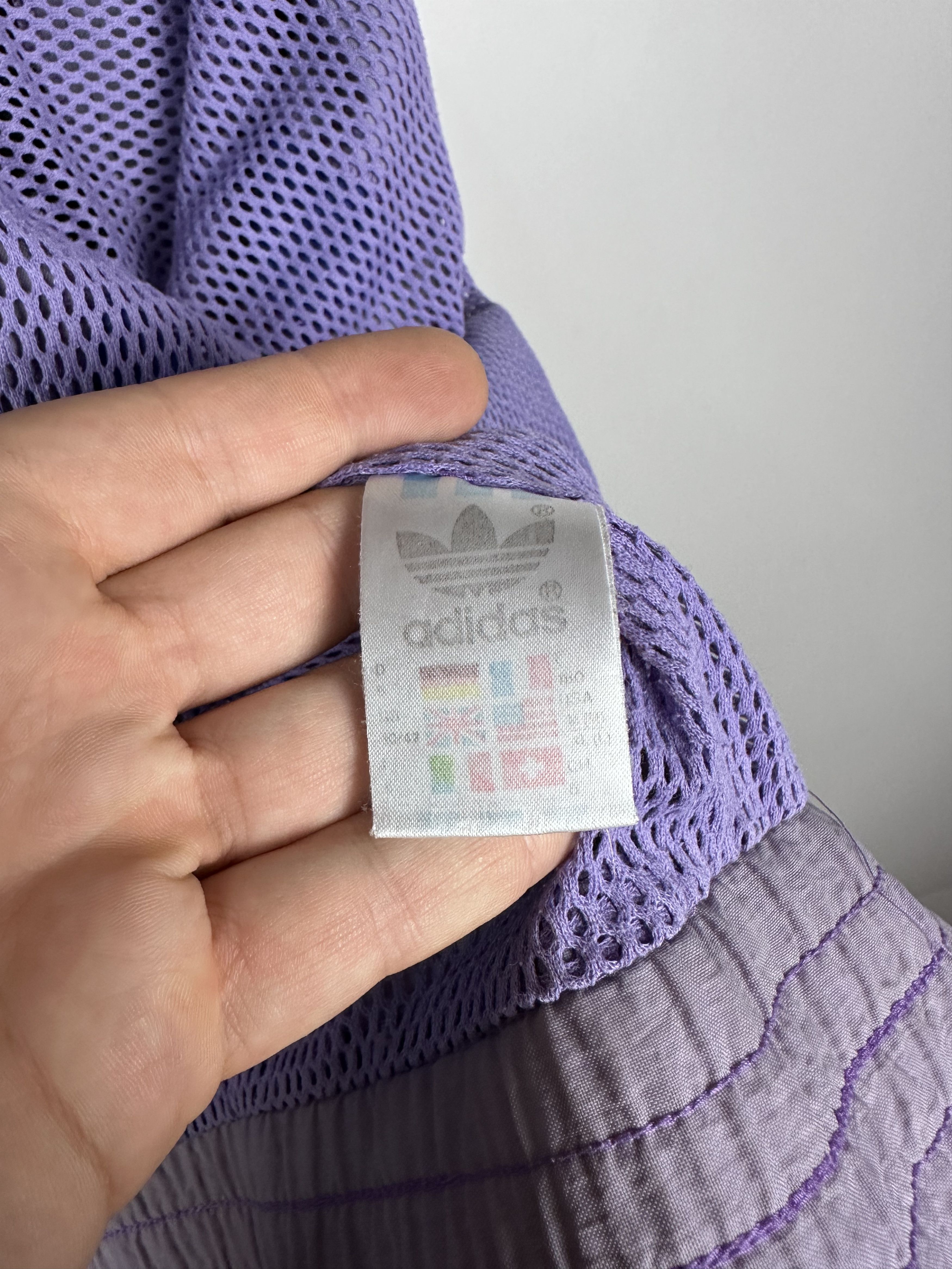 Adidas × Vintage Adidas Originals Vintage 90s Purple Nylon Track Top Jacket Size US M / EU 48-50 / 2 - 14 Thumbnail