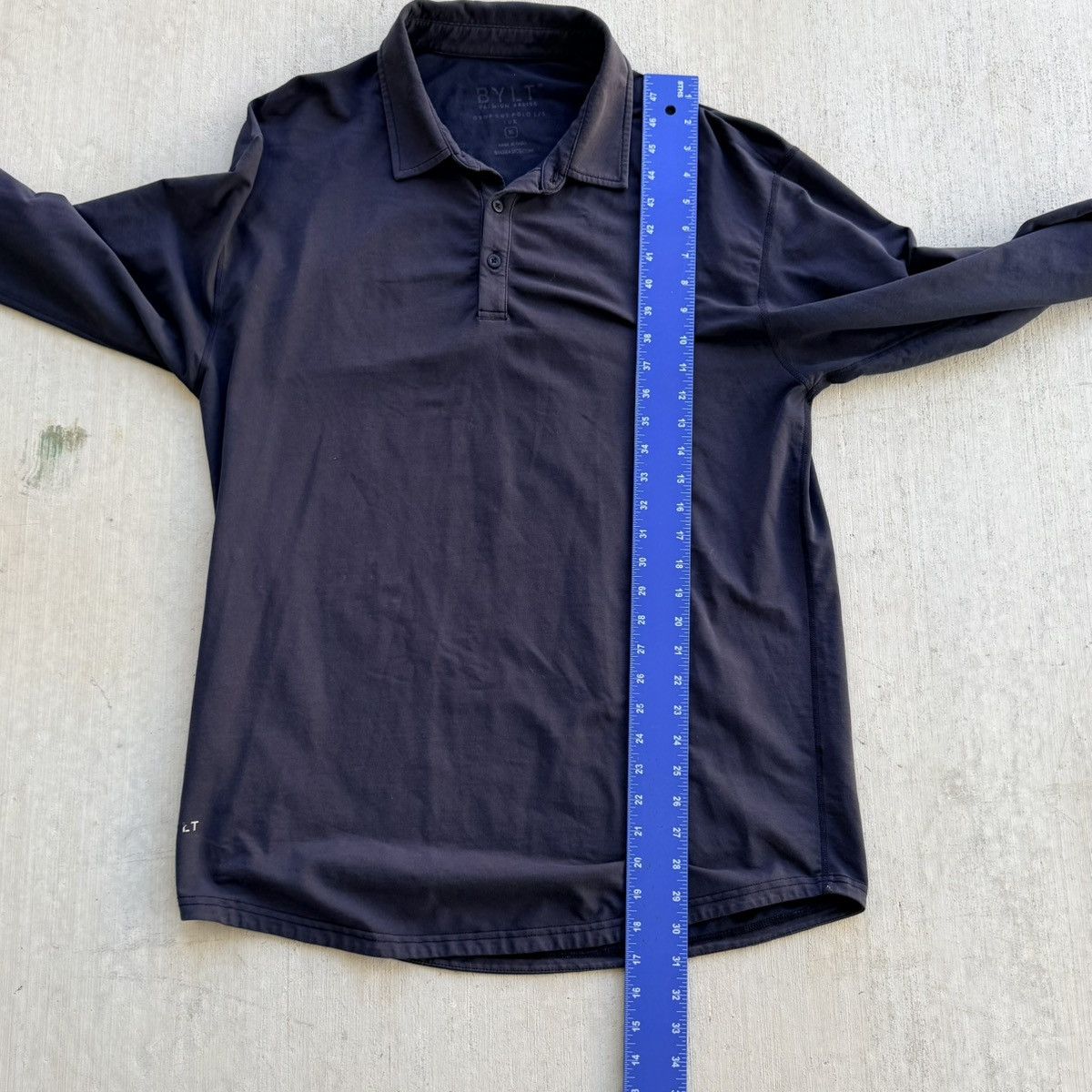 BYLT Premium Basics BYLT Basics Polo Shirt Long Sleeve Men Size XL Black Size US XL / EU 56 / 4 - 5 Thumbnail