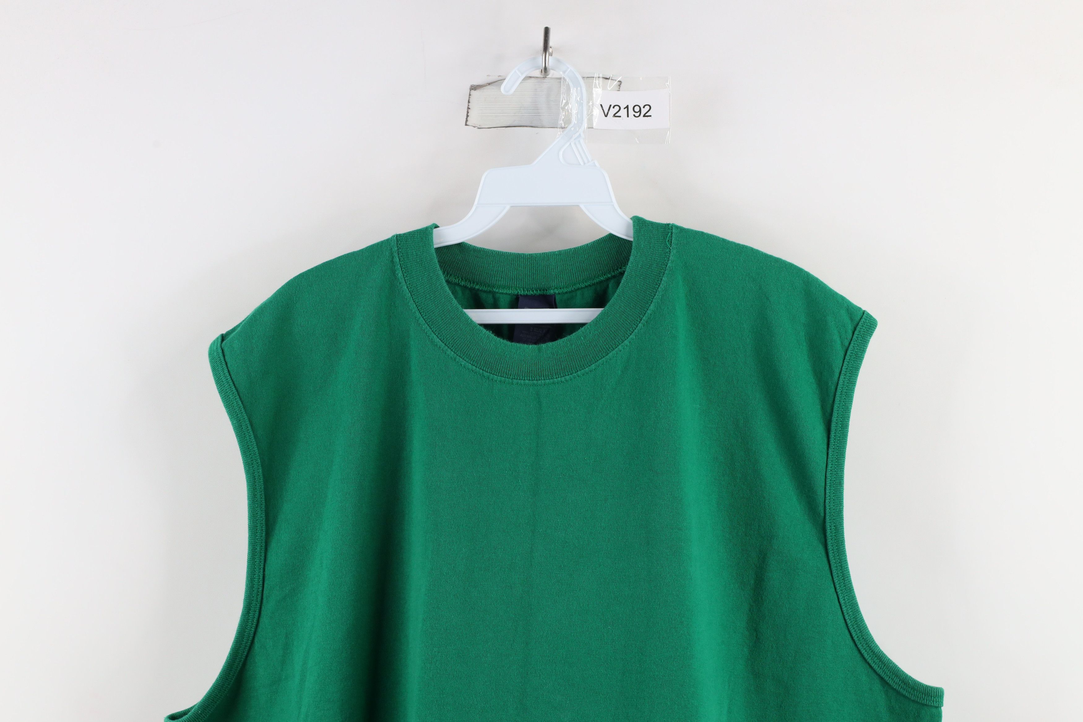Vintage Vintage 90s Streetwear Heavyweight Sleeveless Muscle T-Shirt Size US XXL / EU 58 / 5 - 2 Thumbnail