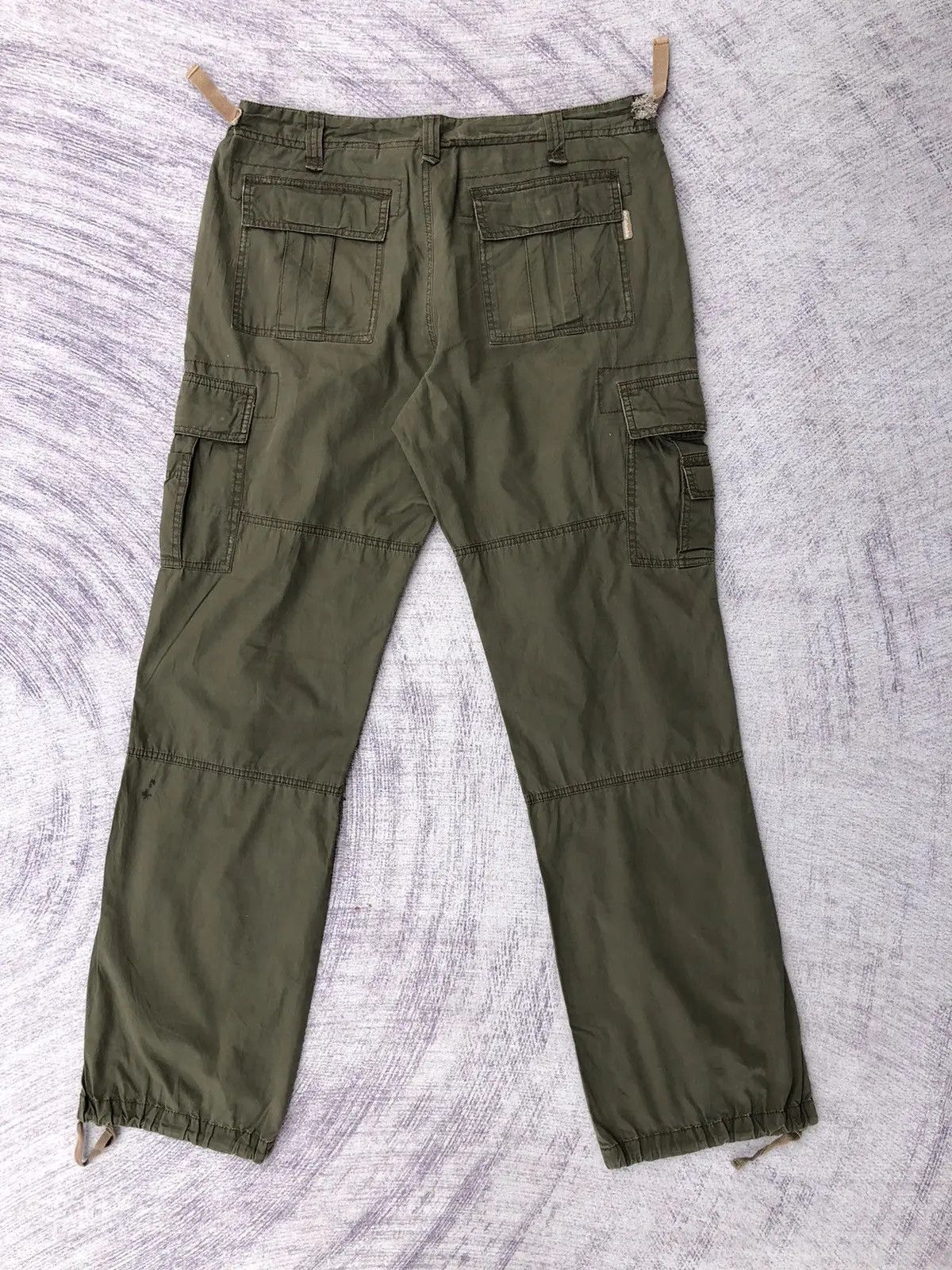 Japanese Brand Columbia Green Cargo Multi-Pocket Tectical Pants Size US 33 - 16 Thumbnail