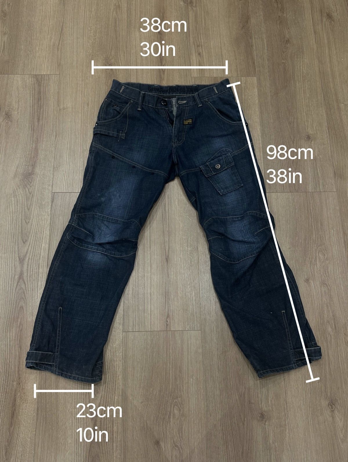 G-Star × Pharrell G-Star Raw Cargo Jeans Size 30" / US 8 / IT 44 - 6 Thumbnail