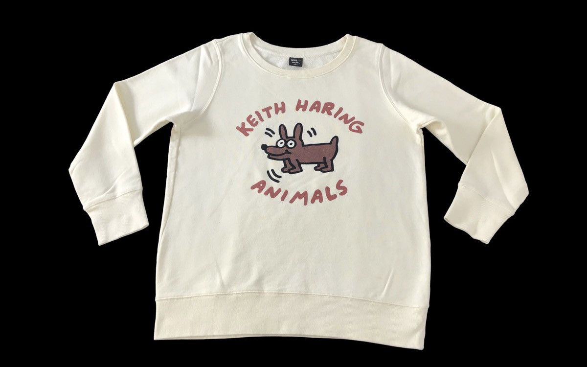 Keith Haring Hype Keith Haring Animal Dog Logo Sweatshirt Pull Over Size US L / EU 52-54 / 3 - 1 Thumbnail