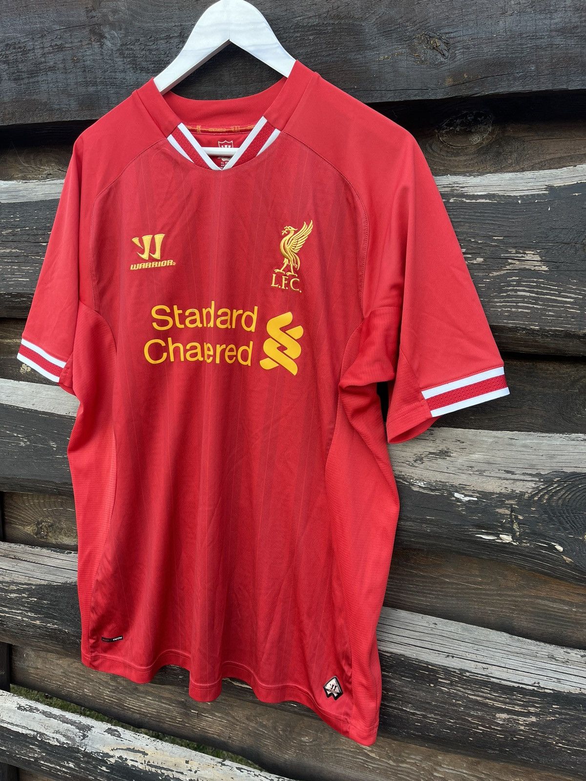 Warrior 2013 Warrior Liverpool red soccer jersey Size US XL / EU 56 / 4 - 2 Thumbnail