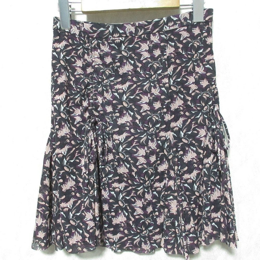 Other Other VIVIENNE TAM Flower Print Power Net Mini Skirt Textile Skirts DUTY FREE for USA Size ONE SIZE - 1 Thumbnail