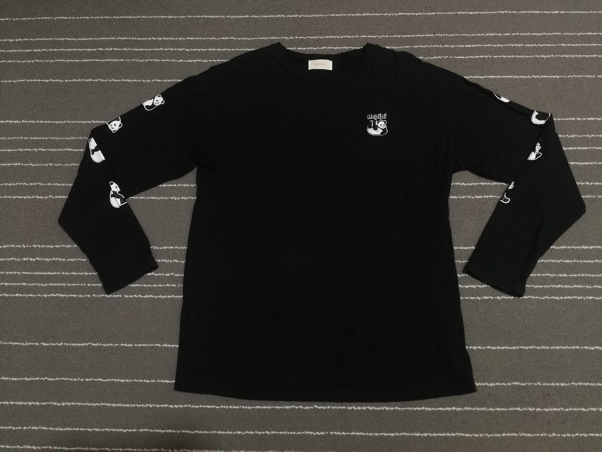 image of Designer Repipi Armario Panda Long Sleeve M in Black, Women's (Size Medium)