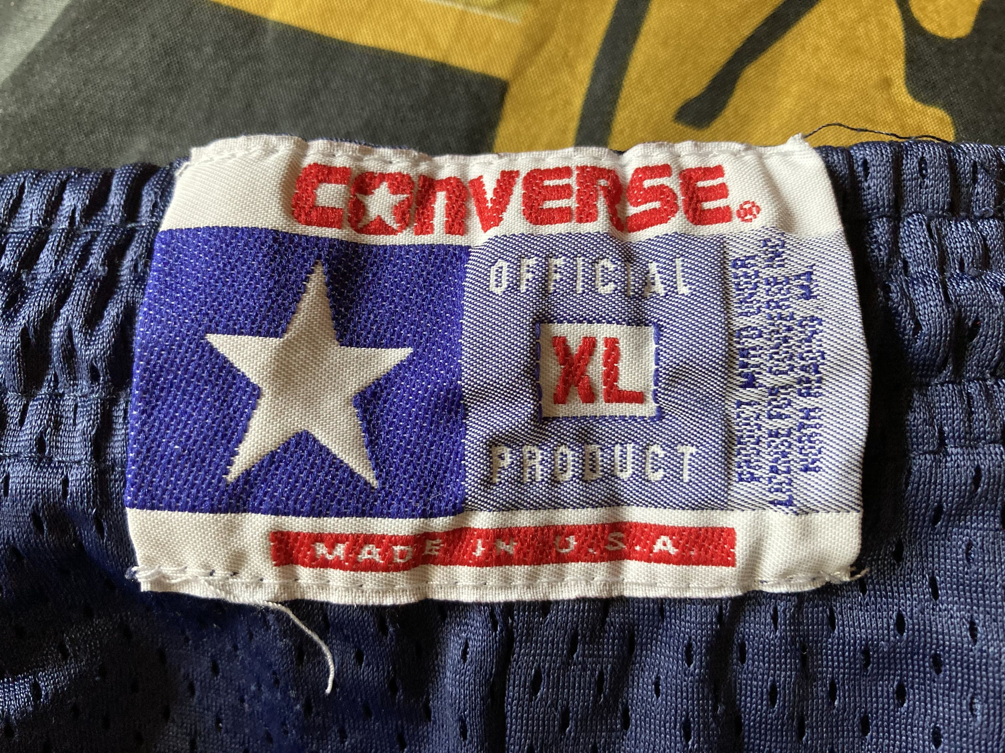 Converse × Vintage Vtg. Converse With Perforation Streetball Shorts Made In USA Size US 36 / EU 52 - 6 Thumbnail