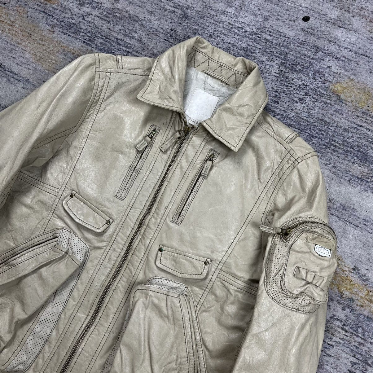 Diesel Diesel multi pocket cargo leather jacket Size US S / EU 44-46 / 1 - 5 Thumbnail