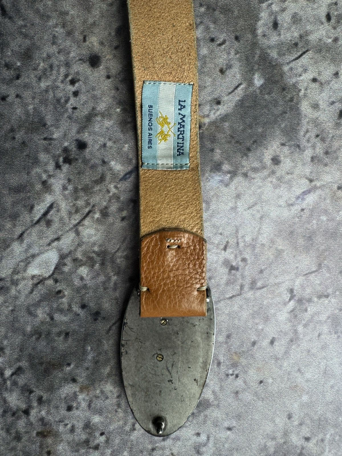 Barbour La Martina Argentina Leather Belt Size ONE SIZE - 7 Thumbnail