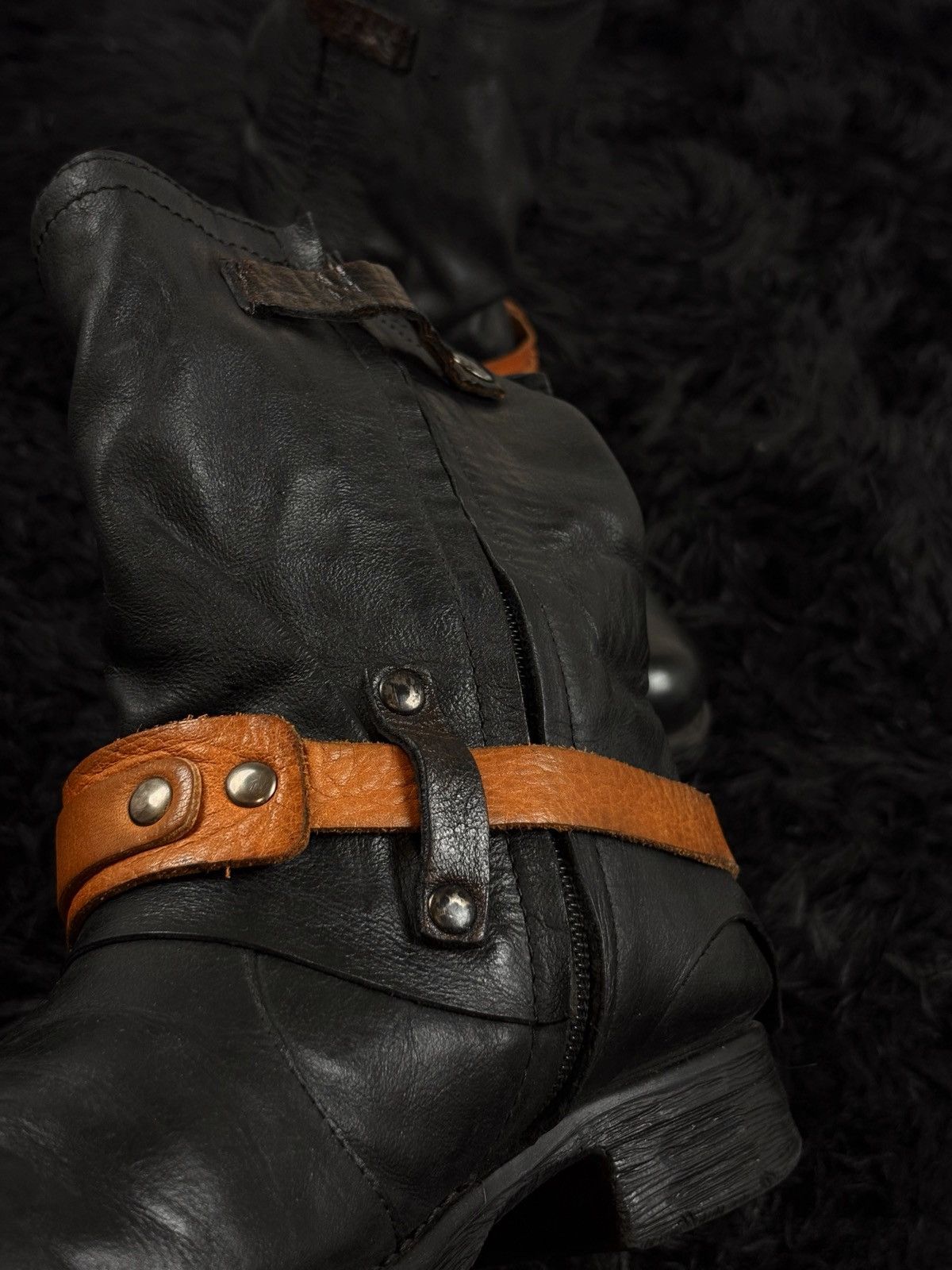 A.S.98 A.S.98 Style Avant Garde Archive Ankle Leather Boots Size US 8 / IT 38 - 11 Thumbnail