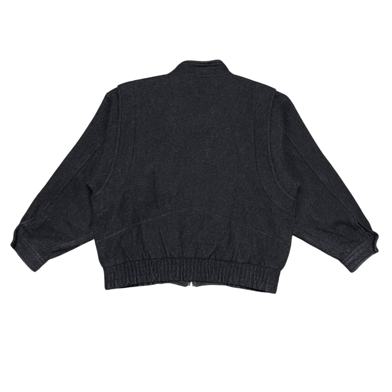 Issey Miyake Vintage Burkey Mills Wool Bomber Style Jacket Issey Miyake Size US M / EU 48-50 / 2 - 14 Thumbnail
