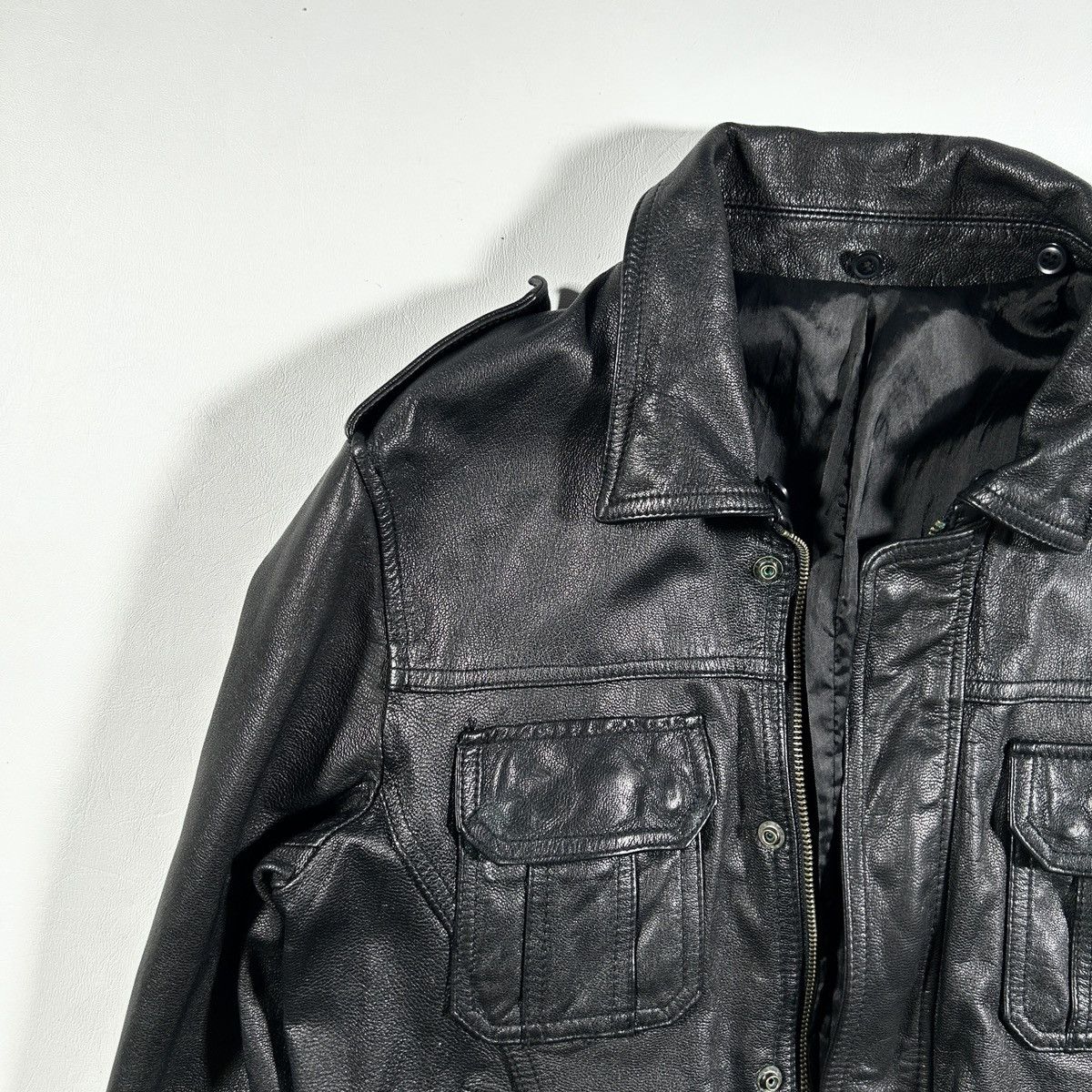 Tete Homme 🔻Tete Homme Leather Trucker Jacket🔻 Size US M / EU 48-50 / 2 - 2 Thumbnail