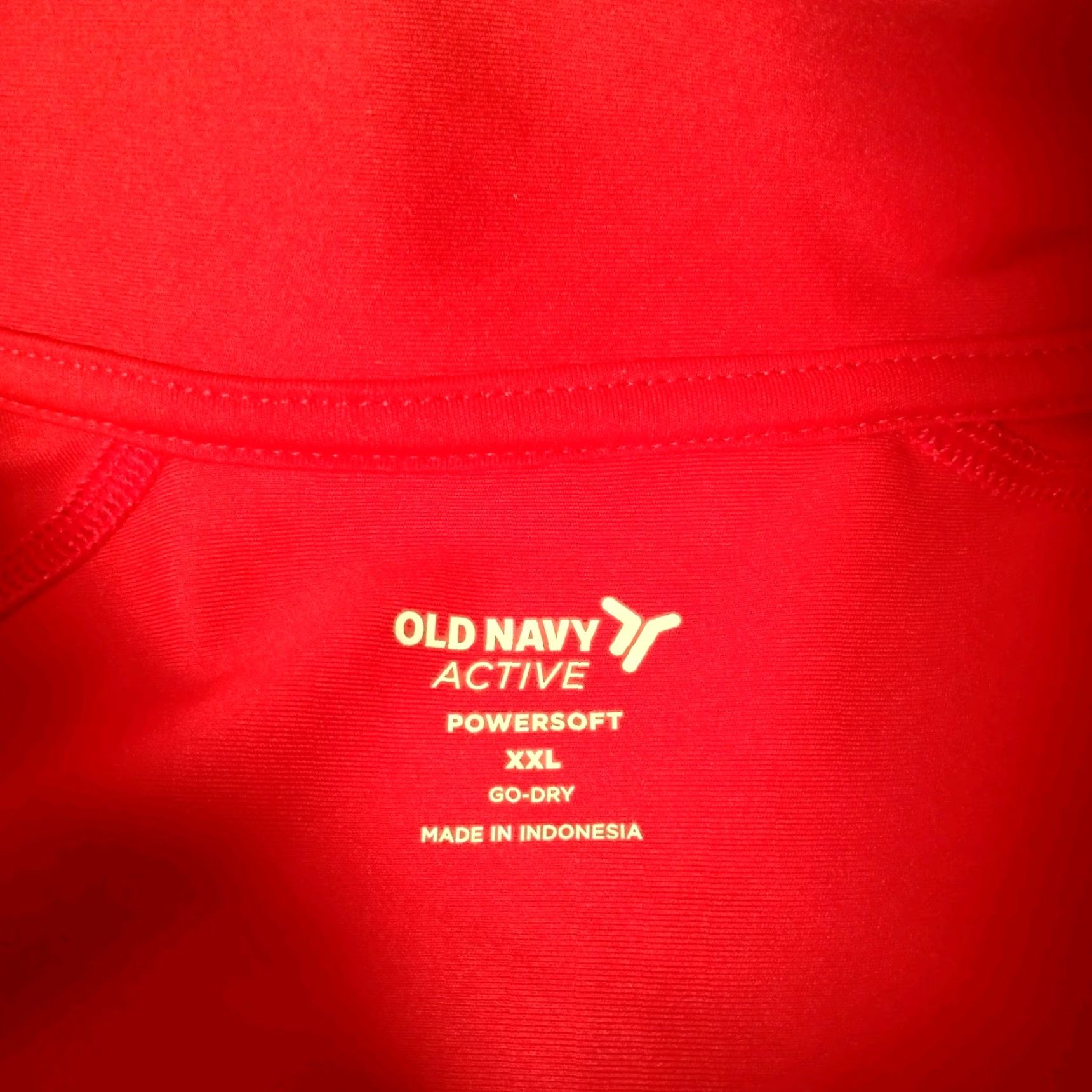 Old Navy Old Navy Active Powersoft Go Dry Shirt XXL Pullover 1/4 Zip Stretch Orange New Size XXL / US 16-18 / IT 52-54 - 3 Thumbnail