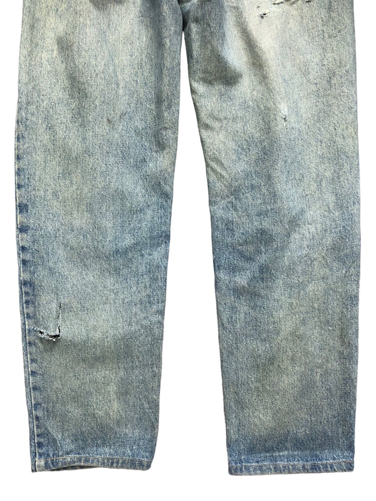 If Six Was Nine × Le Grande Bleu (L.G.B.) × Lee Vintage Lee Riders Distressed Jeans Made in USA Size US 30 / EU 46 - 12 Thumbnail