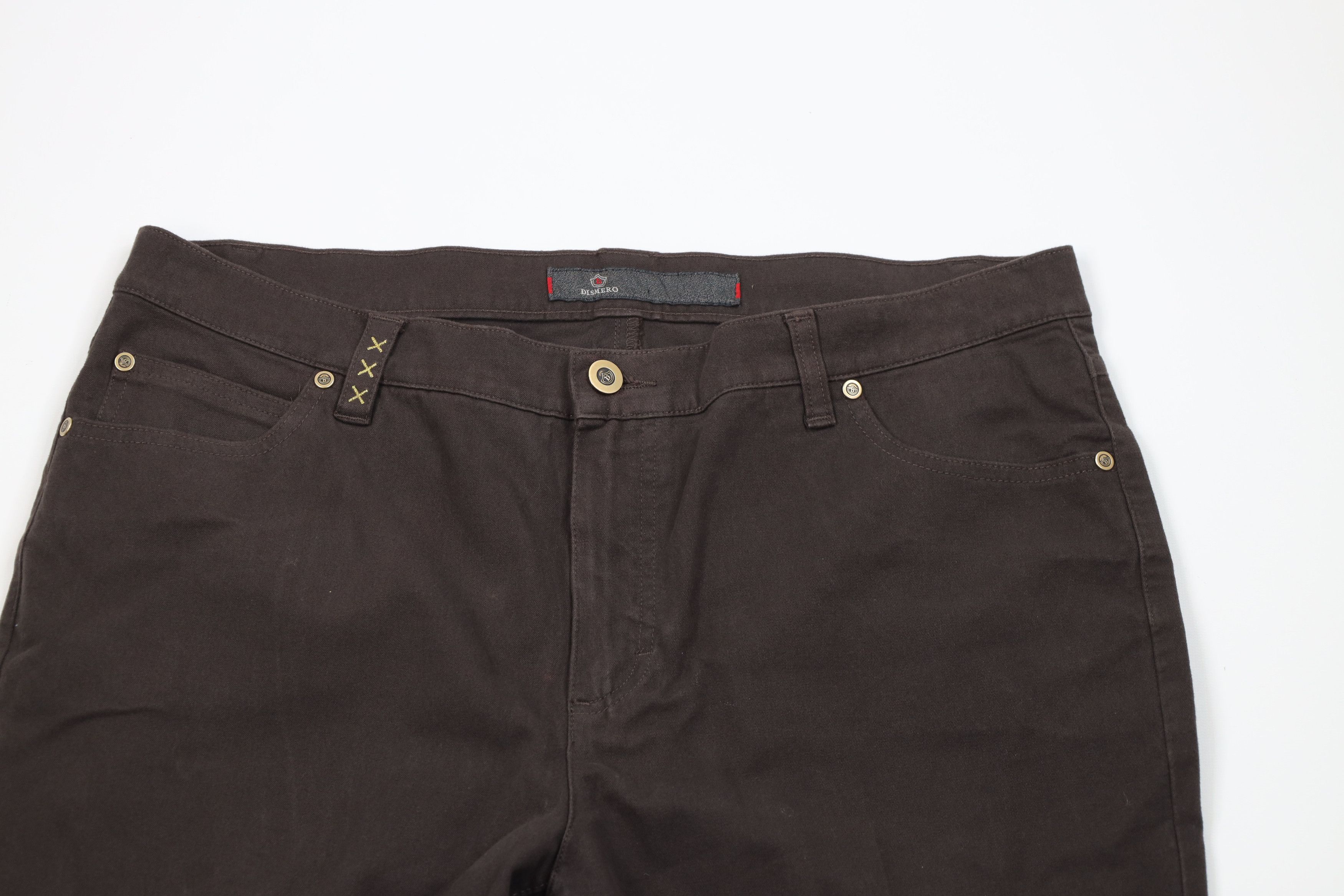 Vintage Vintage Y2K Streetwear Stretch Moleskin Wide Leg Pants Brown Size US 36 / EU 52 - 2 Thumbnail
