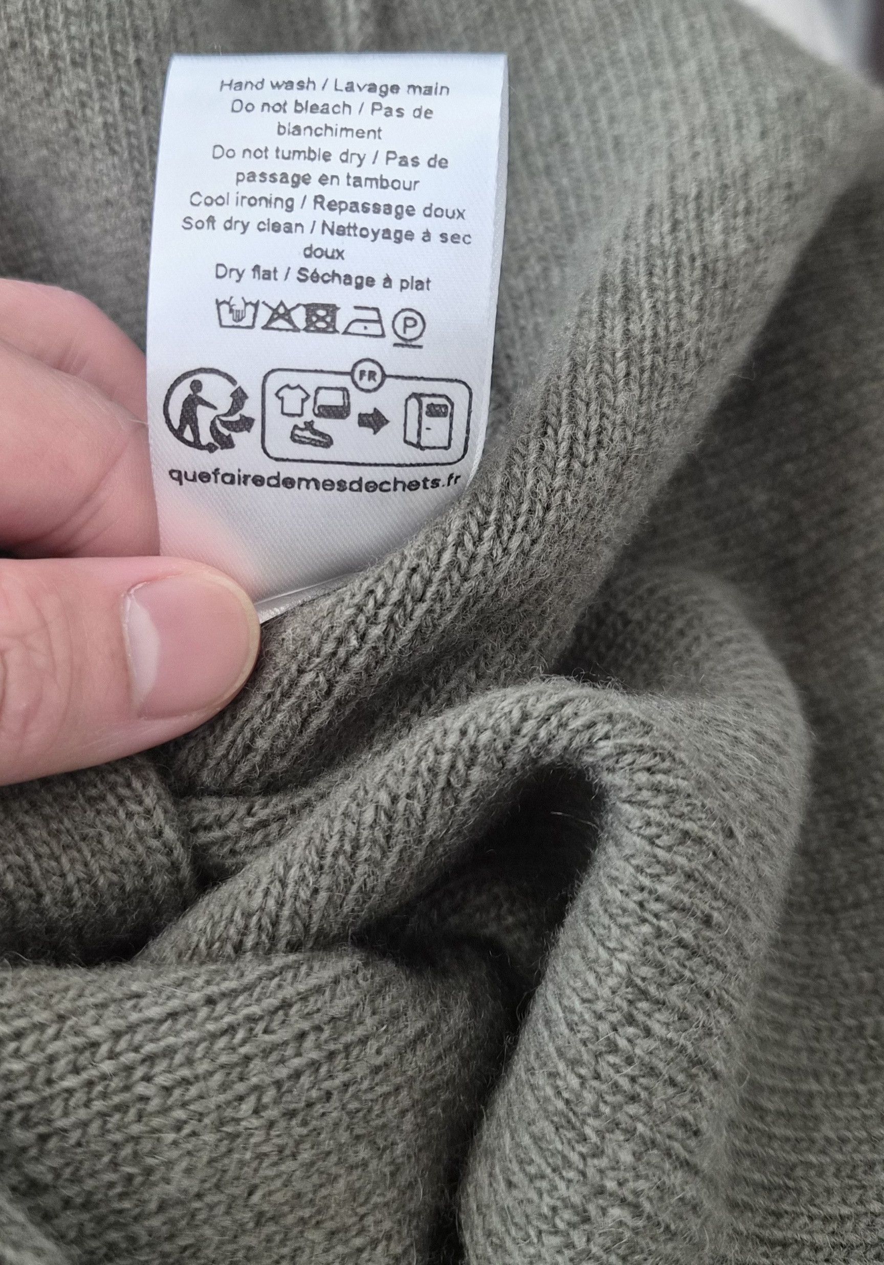 Lemaire Lemaire Wool Crewneck Jumper Sweater - 'Light Moss' Size US S / EU 44-46 / 1 - 6 Thumbnail