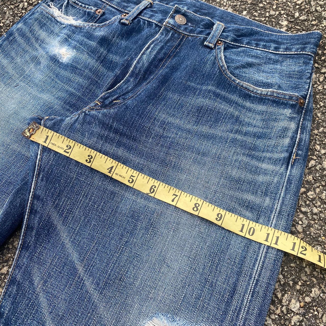 Levi's Vintage Levis 505 Distressed Denim Jeans Size US 32 / EU 48 - 7 Thumbnail