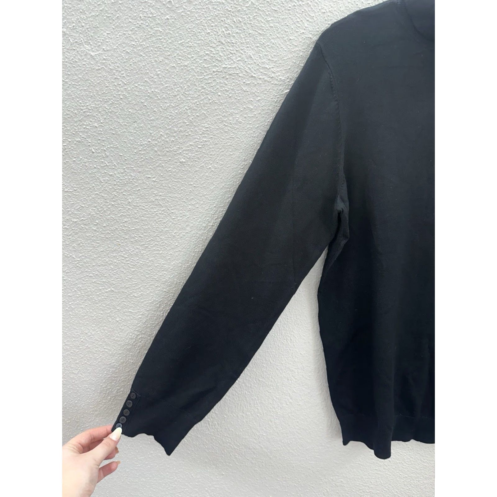 Architect Architect Womens Sweater XL Black Turtleneck Pullover NWTs Size XL / US 12-14 / IT 48-50 - 2 Thumbnail