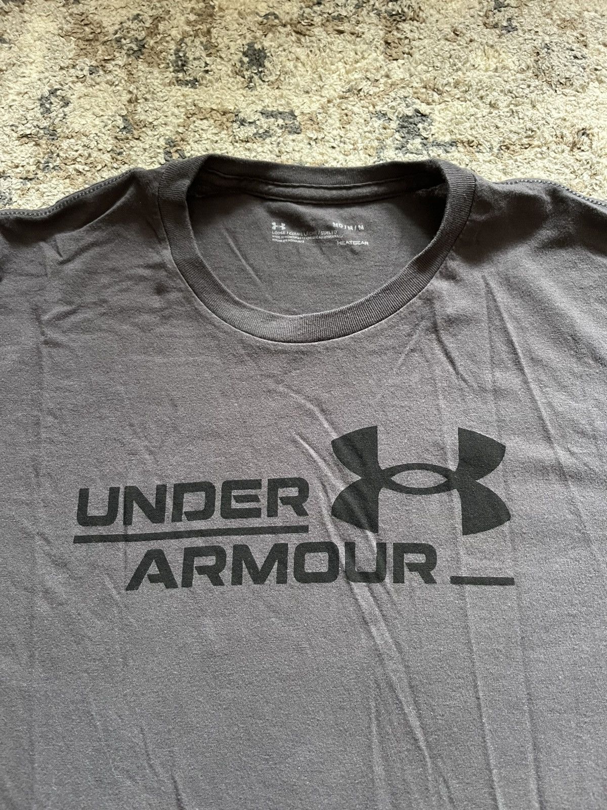 Under Armour Under Armour Mens Medium Gray Performance T-Shirt Size US M / EU 48-50 / 2 - 2 Thumbnail