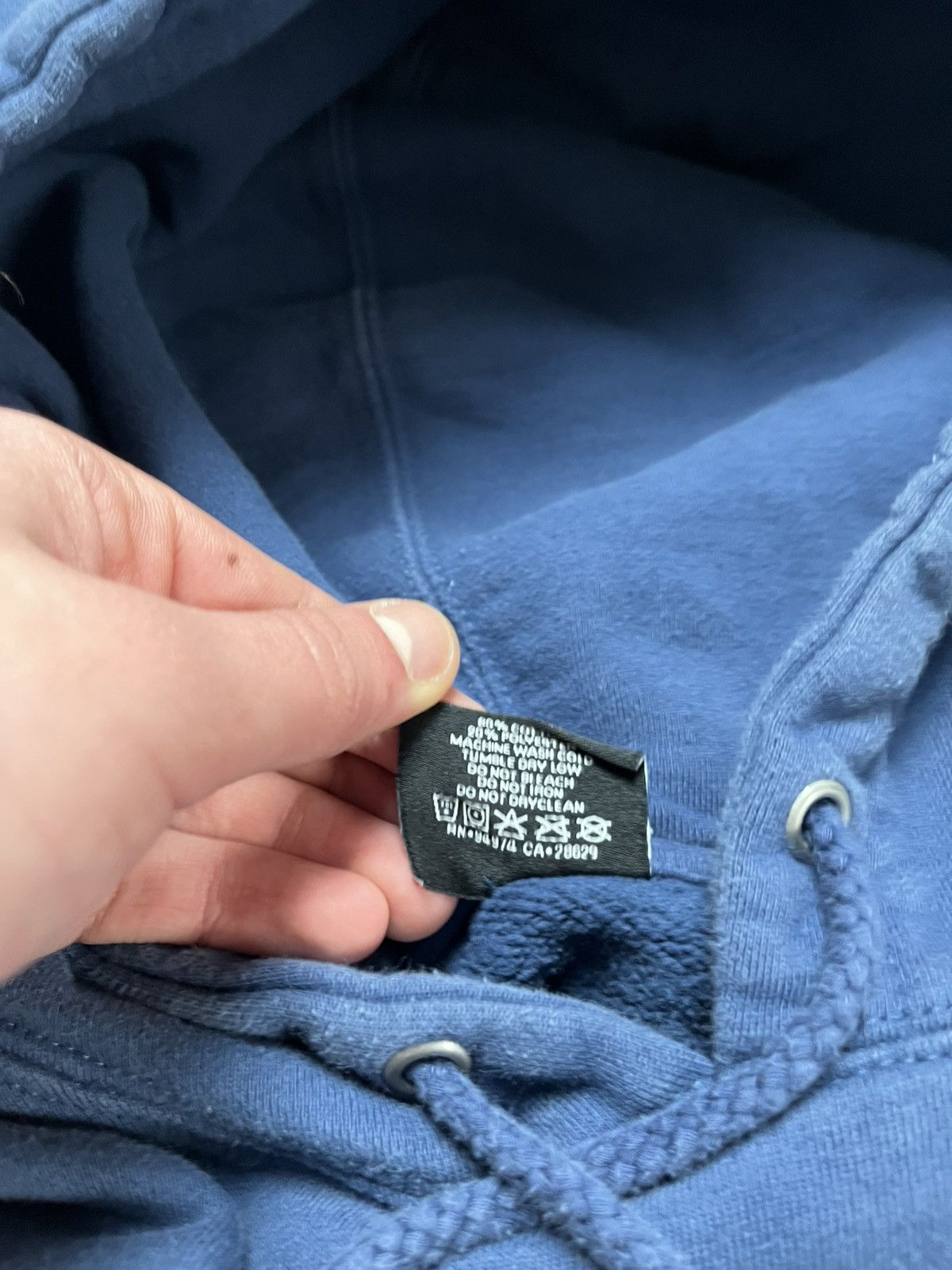 Stussy Stussy Chenille Crown Applique Hoodie Navy Blue Size US M / EU 48-50 / 2 - 6 Thumbnail