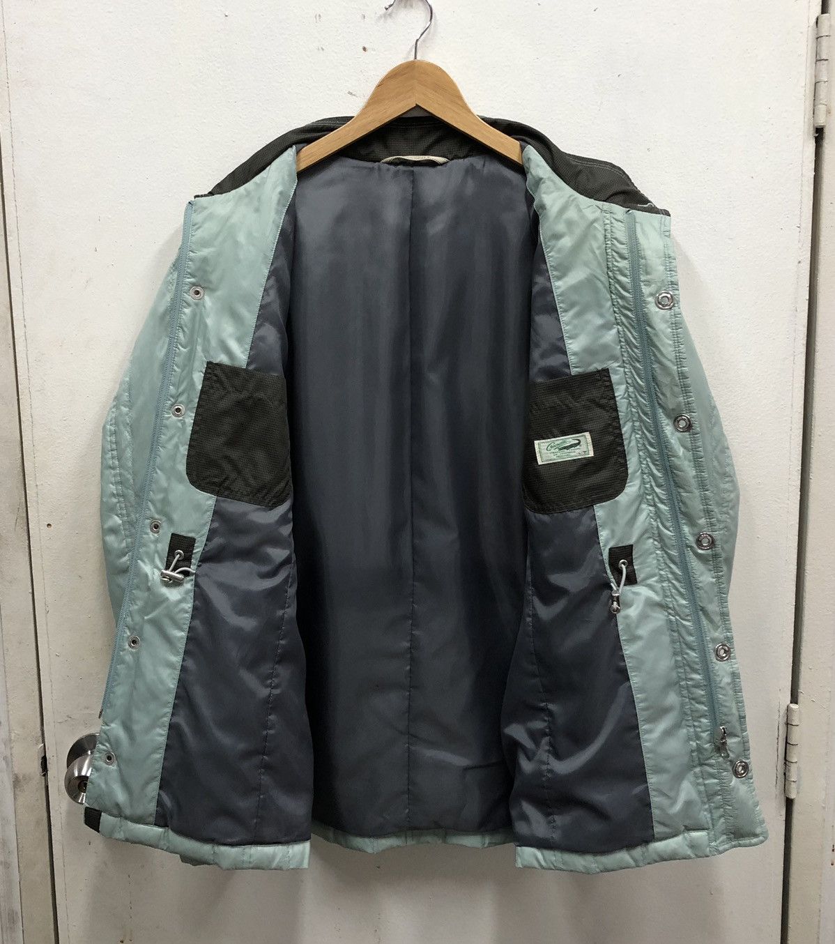 Japanese Brand Crocodile Quilted Light Puffer Jacket Size US L / EU 52-54 / 3 - 12 Thumbnail
