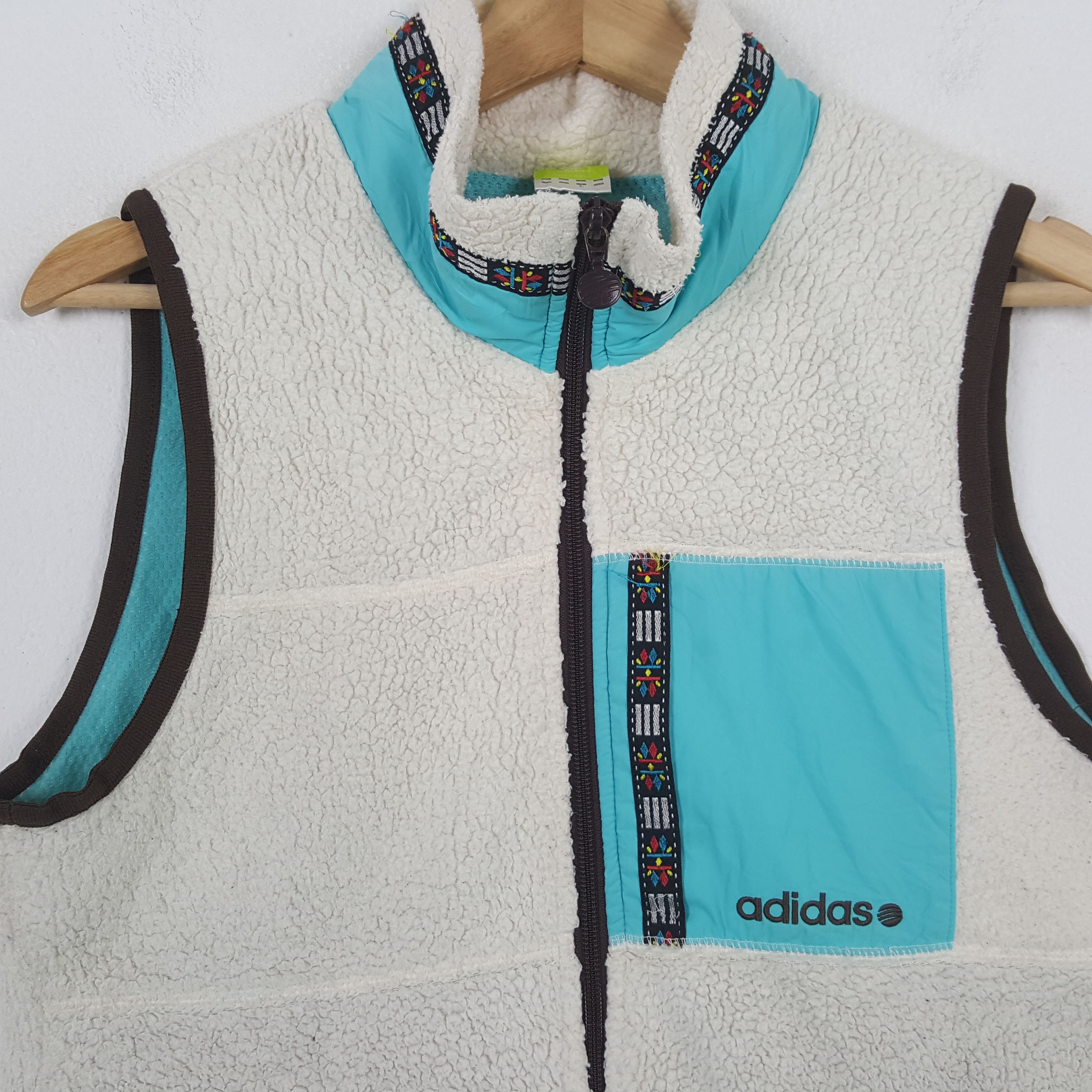 Adidas × Vintage × Yohji Yamamoto Vintage ADIDAS X YOHJI YAMAMOTO Sherpa Vest c282n26 Size US XS / EU 42 / 0 - 4 Thumbnail