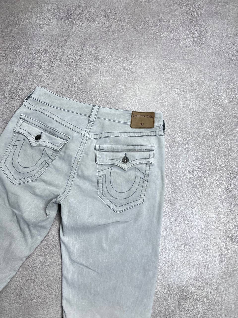 True Religion × Vintage Vintage True Religion Gray Y2K Jorts Shorts 32 Size US 32 / EU 48 - 2 Thumbnail