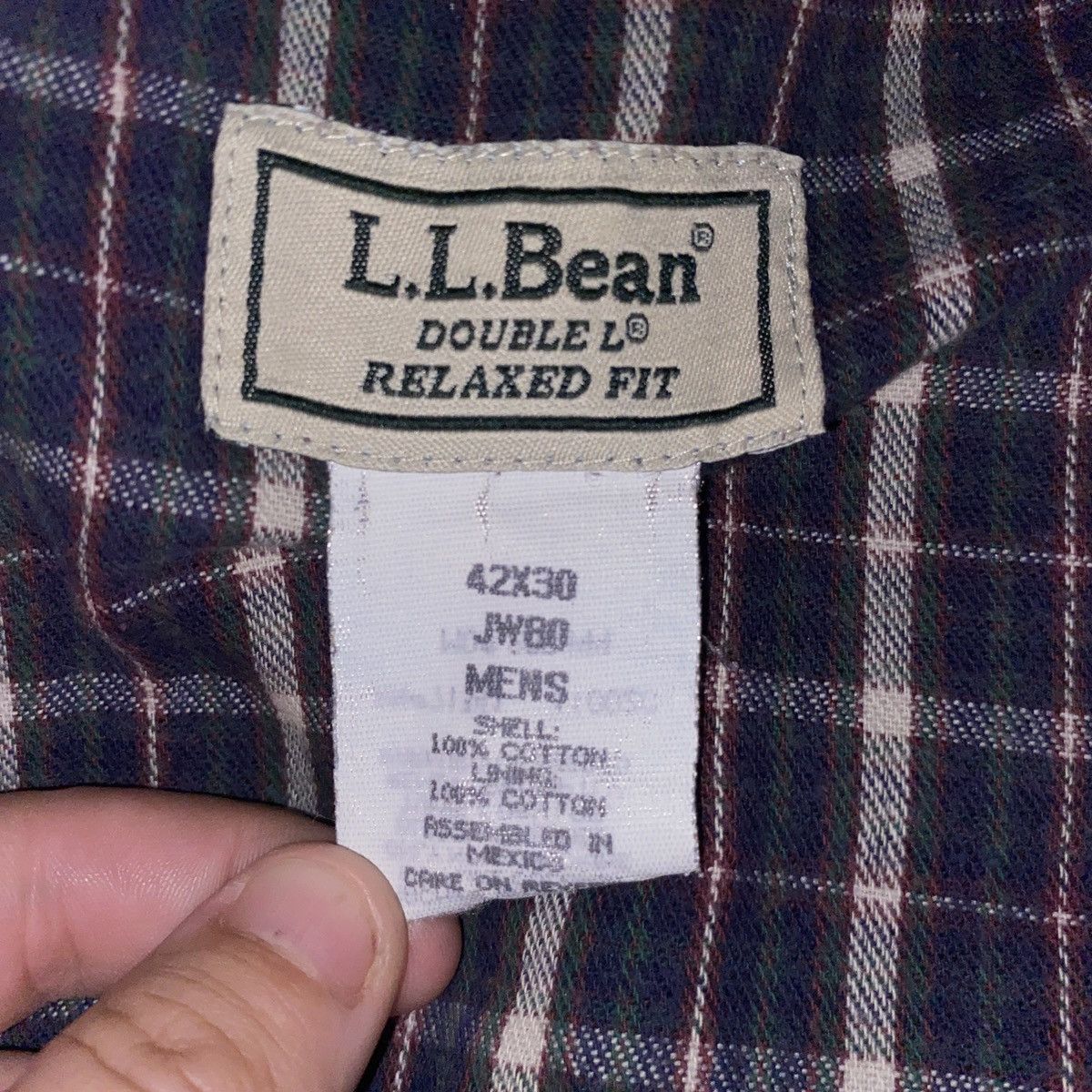 L.L. Bean Vintage LL Bean Flannel Lined Jeans Size US 42 / EU 58 - 5 Thumbnail