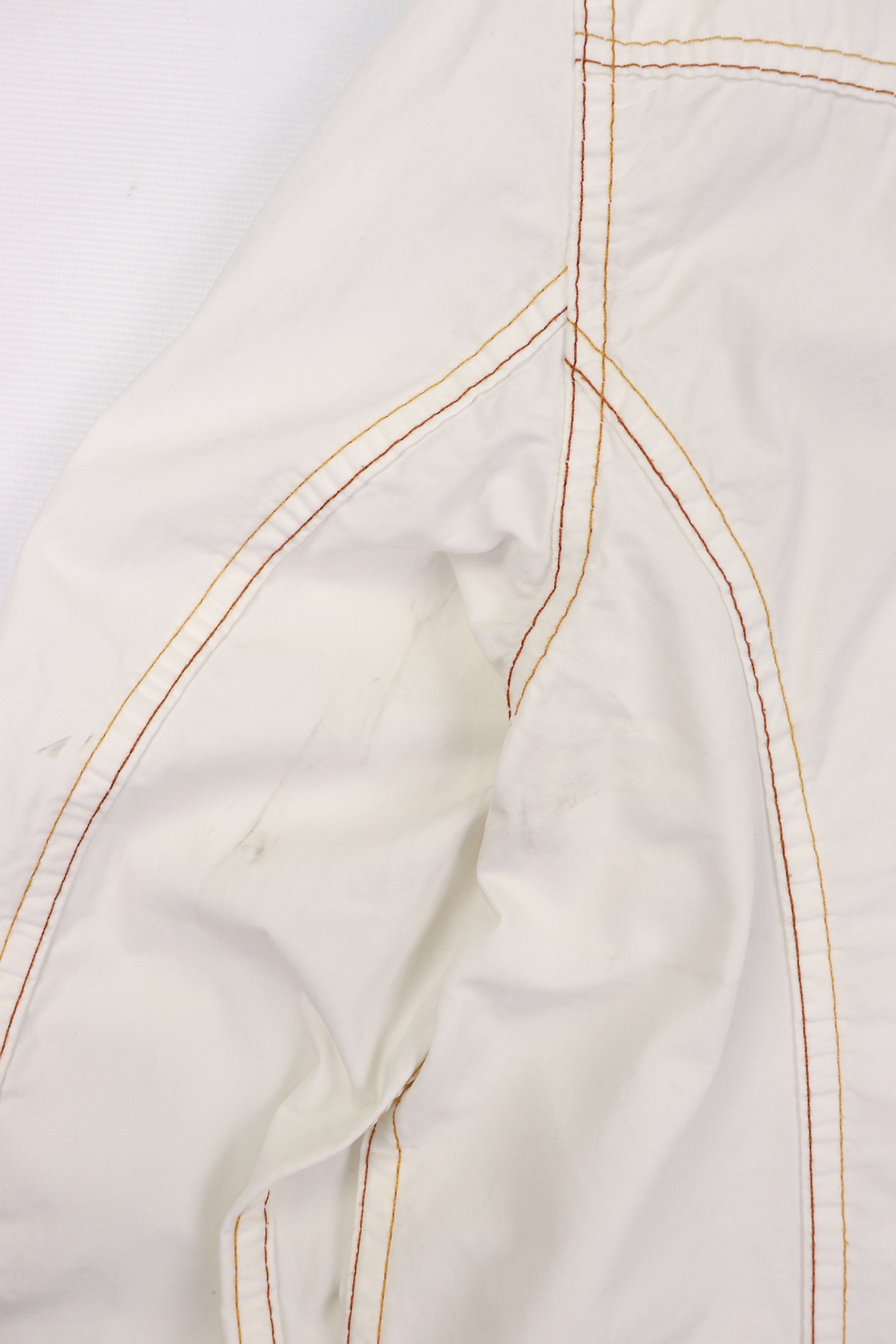 Hugo Boss Hugo Boss Vintage White Cotton Trucker Jacket Size US XL / EU 56 / 4 - 10 Thumbnail