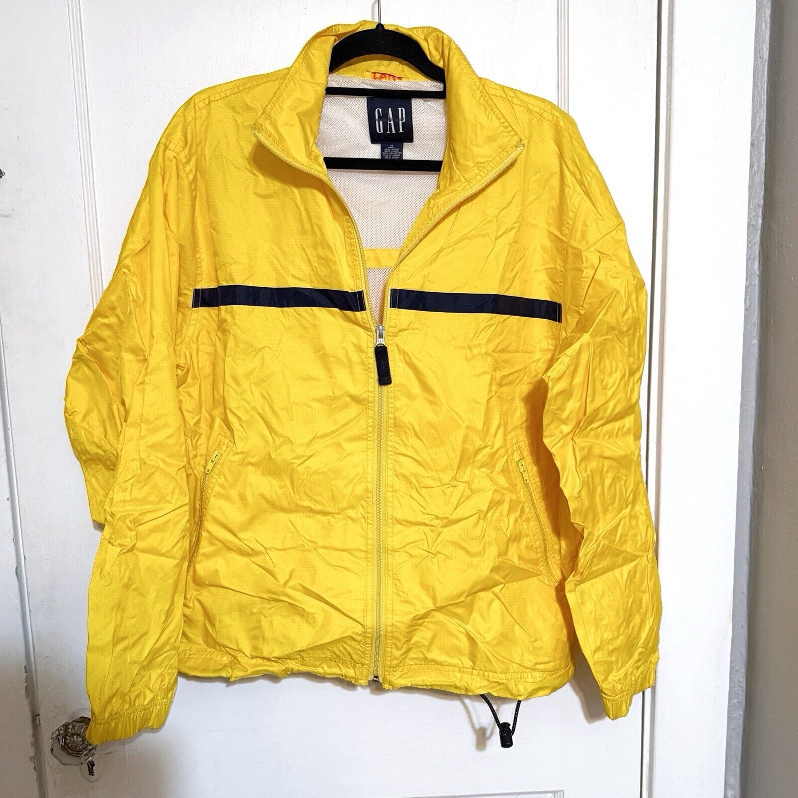 Gap Gap Yellow Rain Jacket Windbreaker Men's Medium Vintage Y2K Size US M / EU 48-50 / 2 - 1 Thumbnail