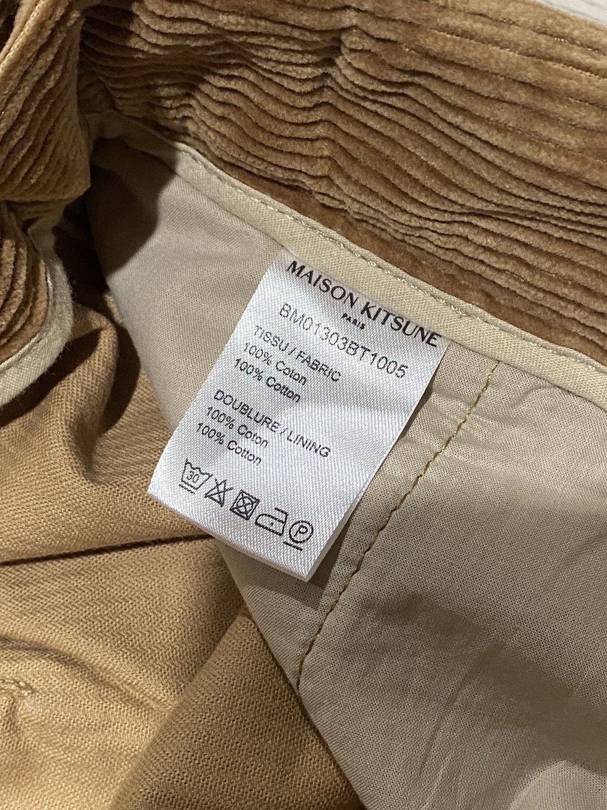 Maison Kitsune Maison Kitsuné Corduroy Pants Size US 29 - 10 Thumbnail