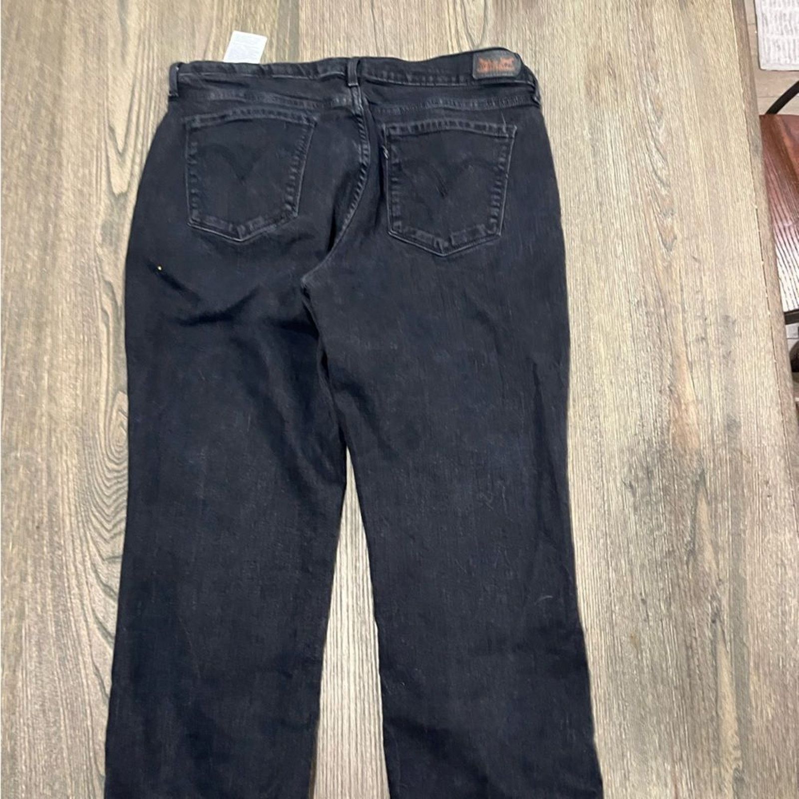 Levi's Levi's 516 Straight Leg Jeans Mid-Rise Denim Stretch Size 36" / US 14 / IT 50 - 12 Thumbnail