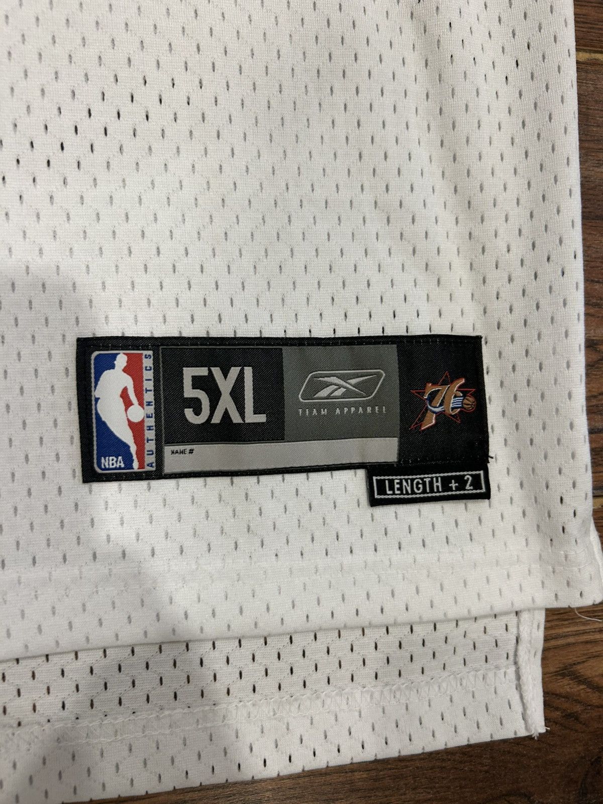 NBA × Reebok × Vintage Vintage Philadelphia 76ers Allen Iverson Jersey Reebok 5XL Size US XXL / EU 58 / 5 - 4 Thumbnail