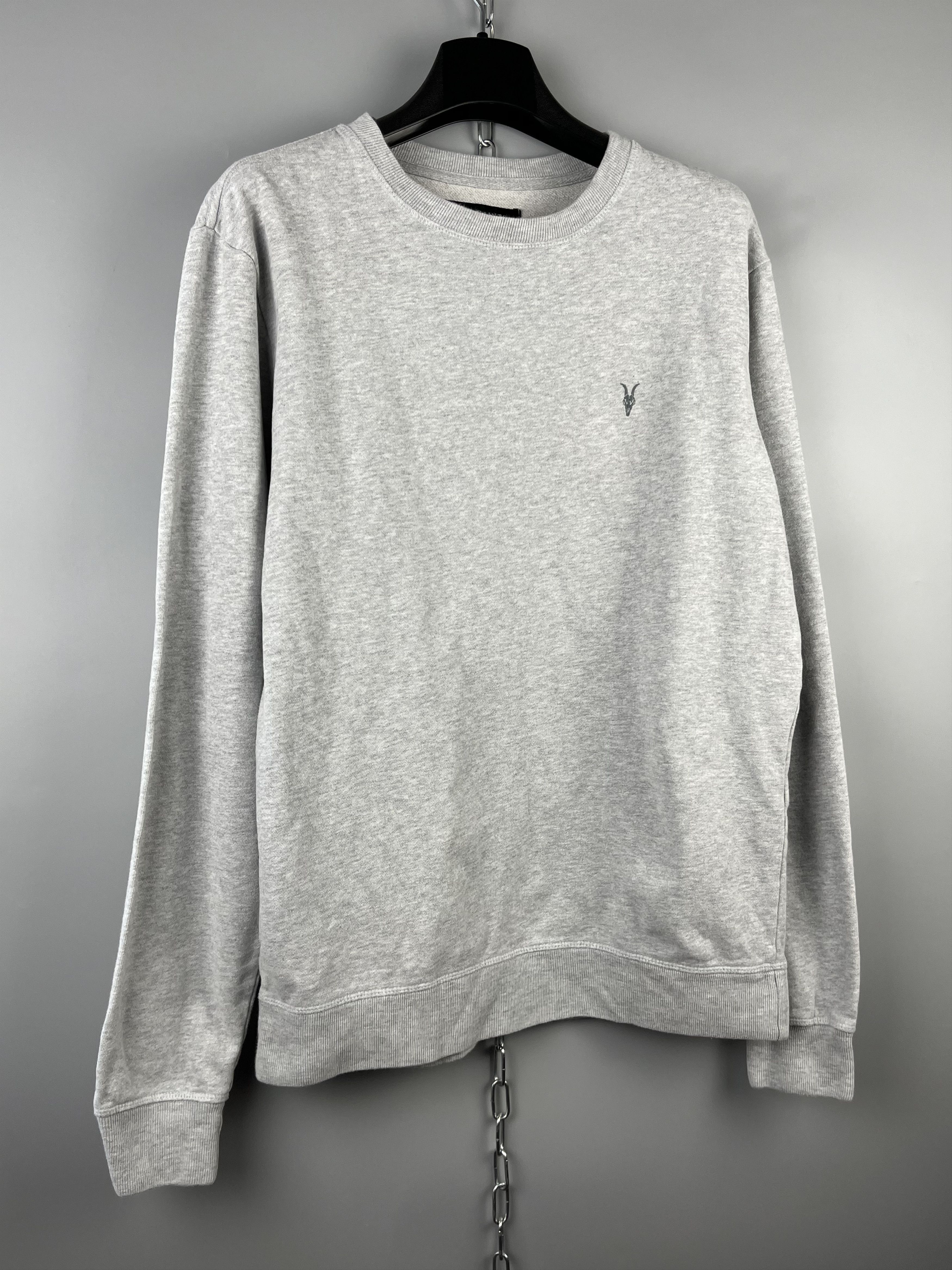 Allsaints Allsaints Mens Cotton Crew Neck Sweatshirt Jumper Size US S / EU 44-46 / 1 - 2 Thumbnail