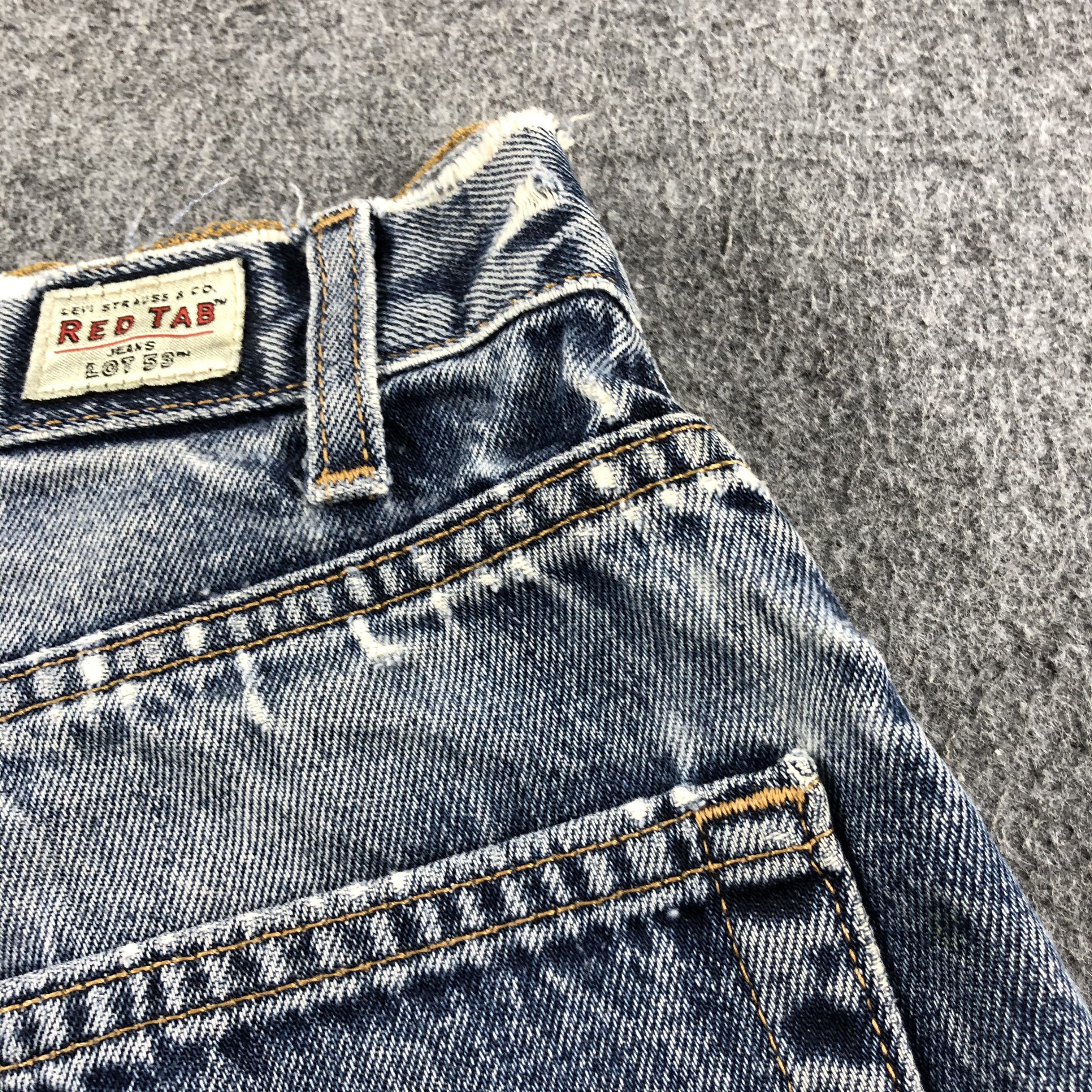 Levi's 90s Vintage Blue Wash Levis RedTab Jeans-J2348 Size US 35 - 10 Thumbnail