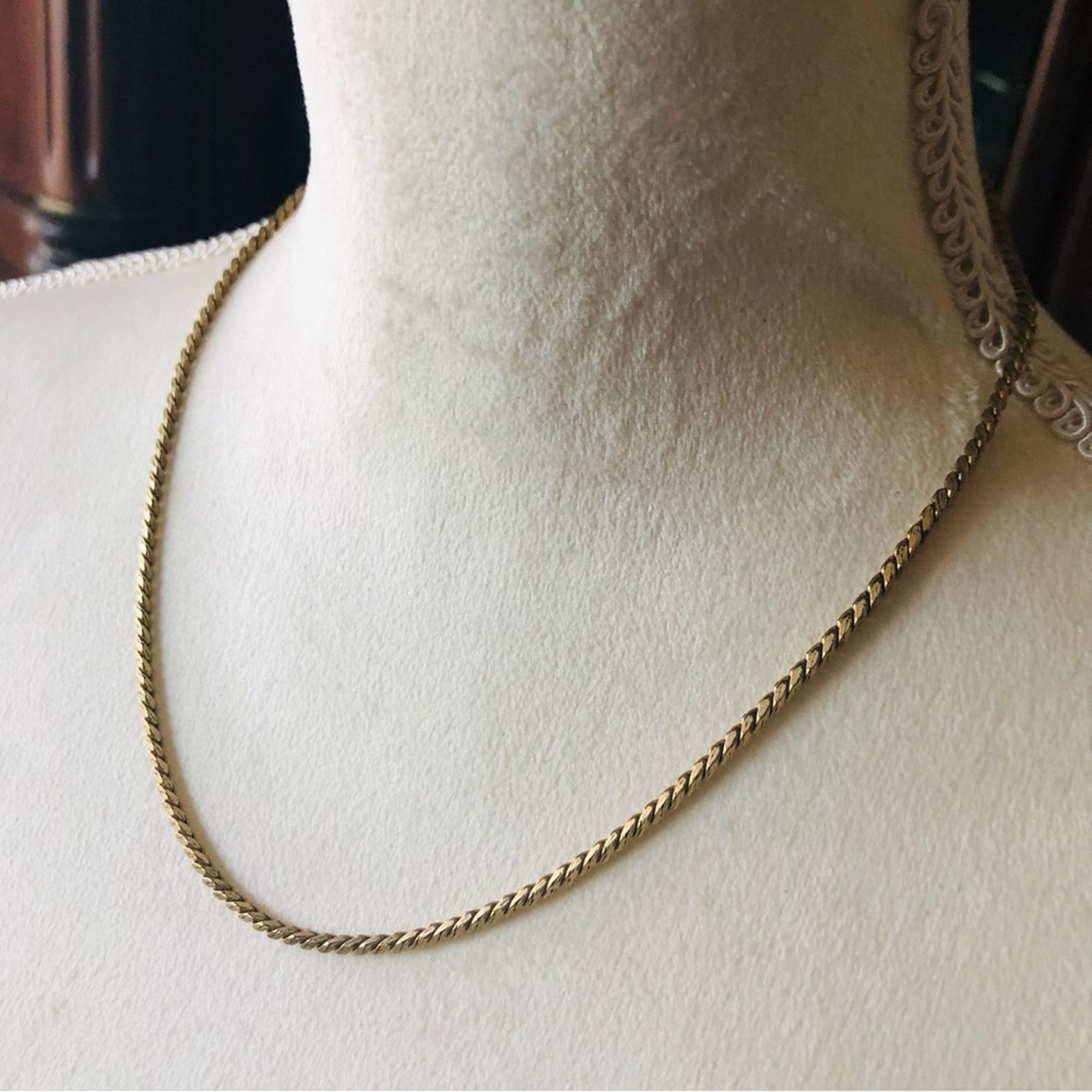 Vintage Vintage 70s gold plated rope chain necklace Size ONE SIZE - 4 Thumbnail