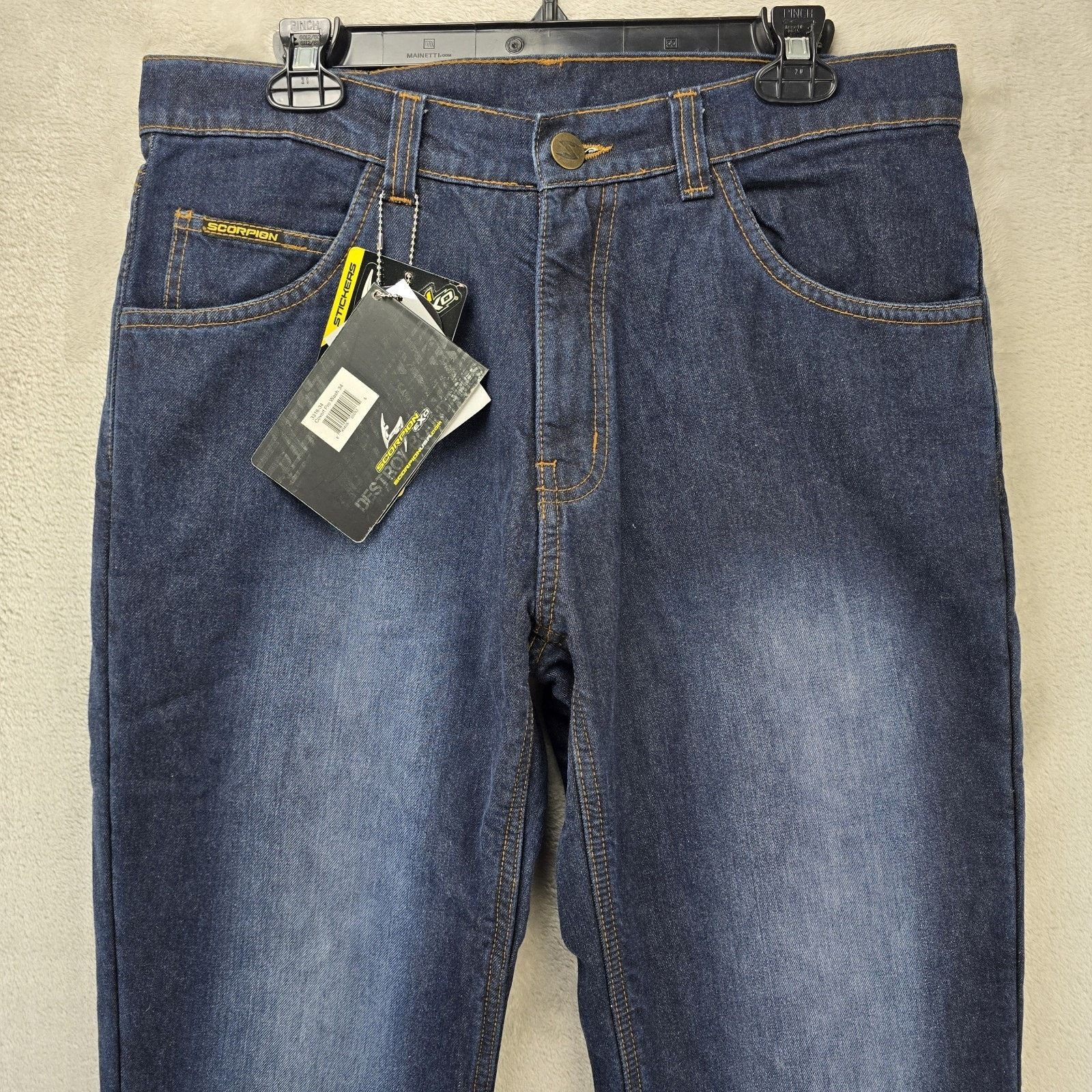 Other Scorpion EXO Covert Pro Motorcycle Riding Jeans Mens 34x32 Size US 34 / EU 50 - 2 Thumbnail