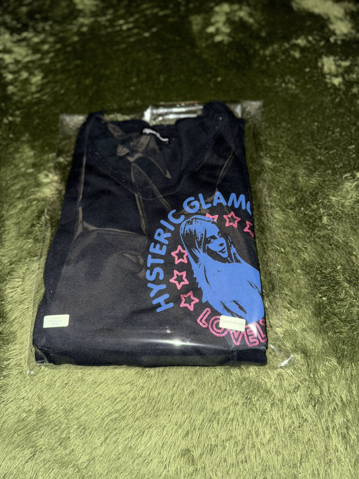 Hysteric Glamour 00s Hysteric Glamour Glitter Logo Long Sleeve Dress – Black Size ONE SIZE - 11 Thumbnail