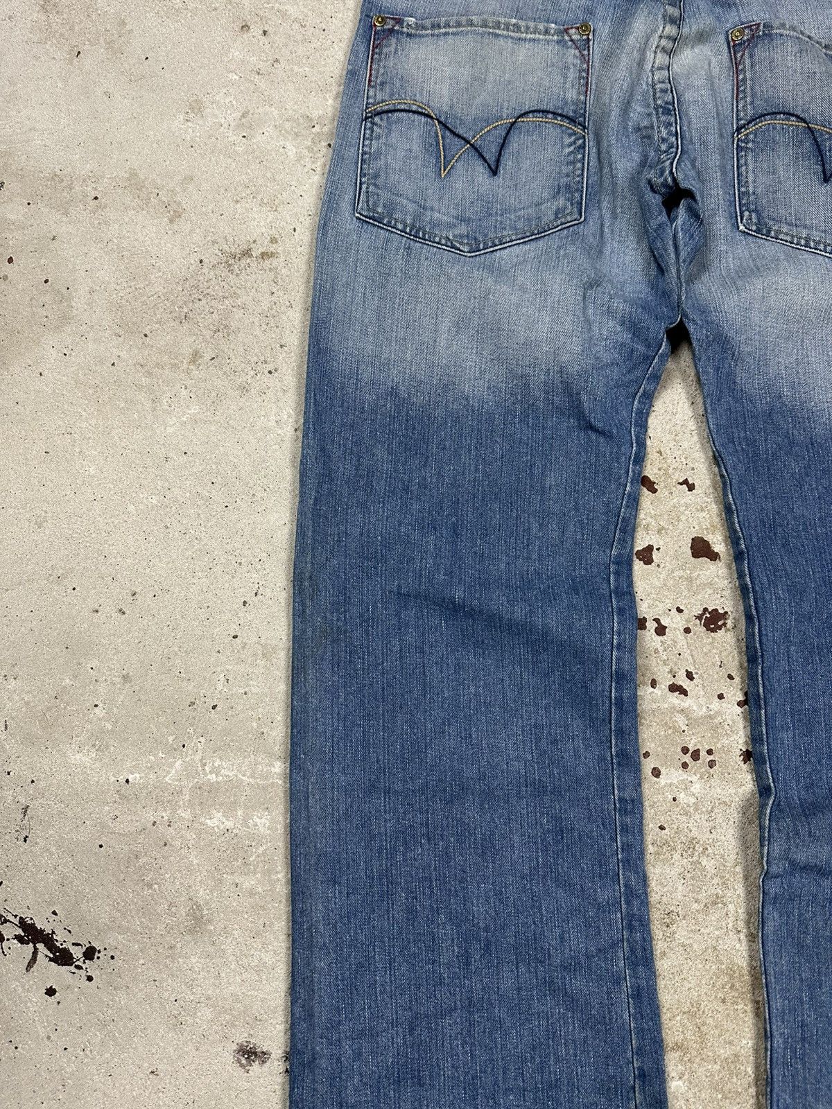 Japanese Brand × Vintage Vintage Y2K Distressed Baggy Denim Pants Jeans Washed Size US 34 / EU 50 - 14 Thumbnail