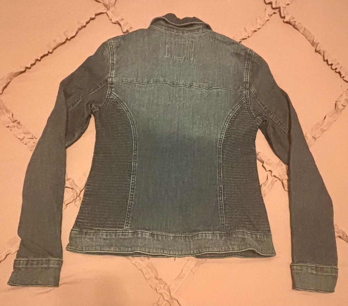 Guess Guess Denim Zippered Moto Jacket Size Small - EUC Size S / US 4 / IT 40 - 8 Thumbnail