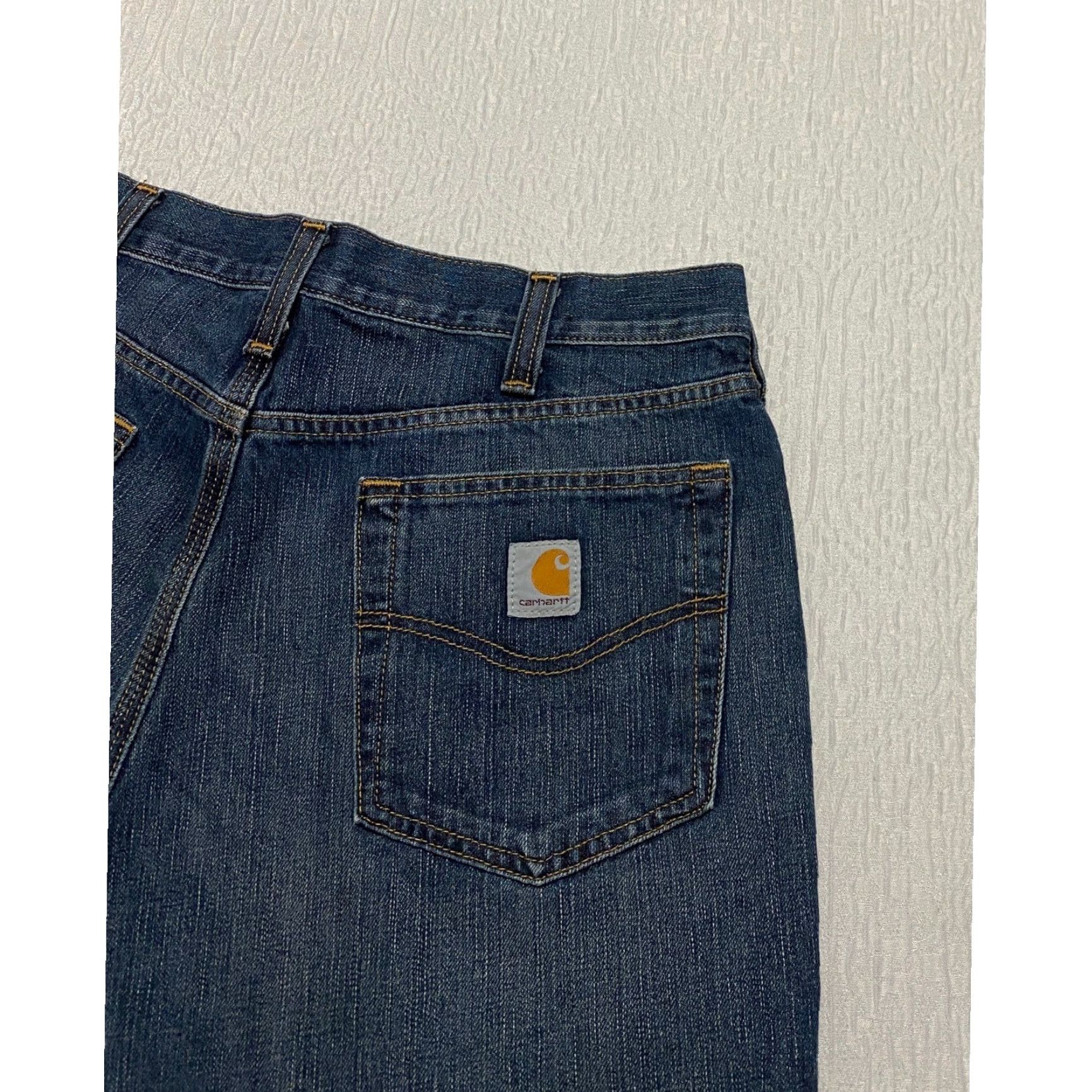 Carhartt Carhartt Jeans 101483-968 Men's Relaxed Fit Blue 36×30 Straight Size US 36 / EU 52 - 2 Thumbnail