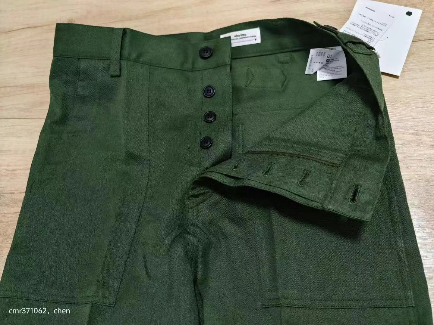 Visvim VISVIM 22SS ALDA PANTS Olive 1 Size US 30 / EU 46 - 2 Thumbnail