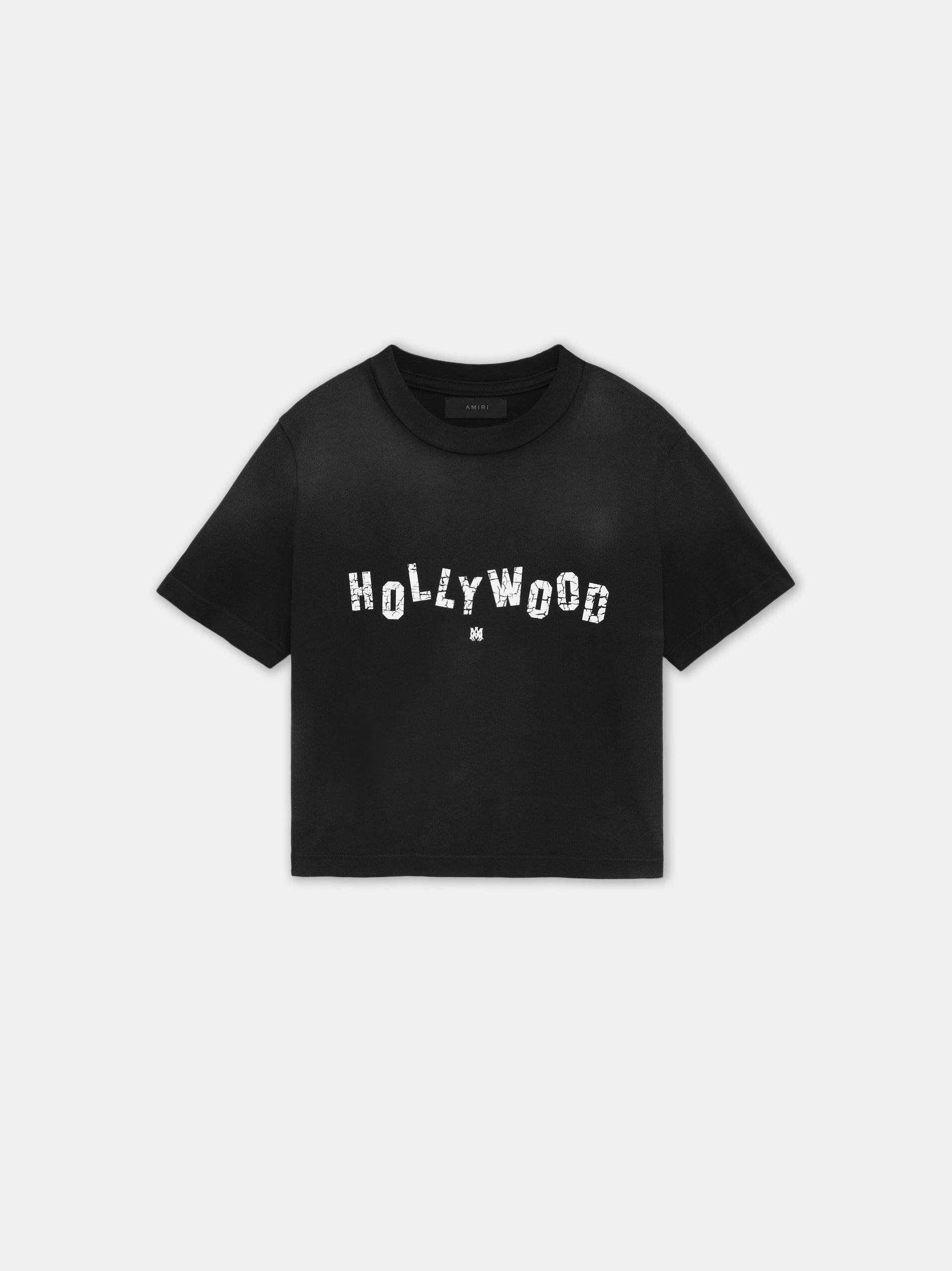 Amiri o1orln1025 Hollywood Baby T-Shirt in Black Size L / US 10 / IT 46 - 1 Thumbnail