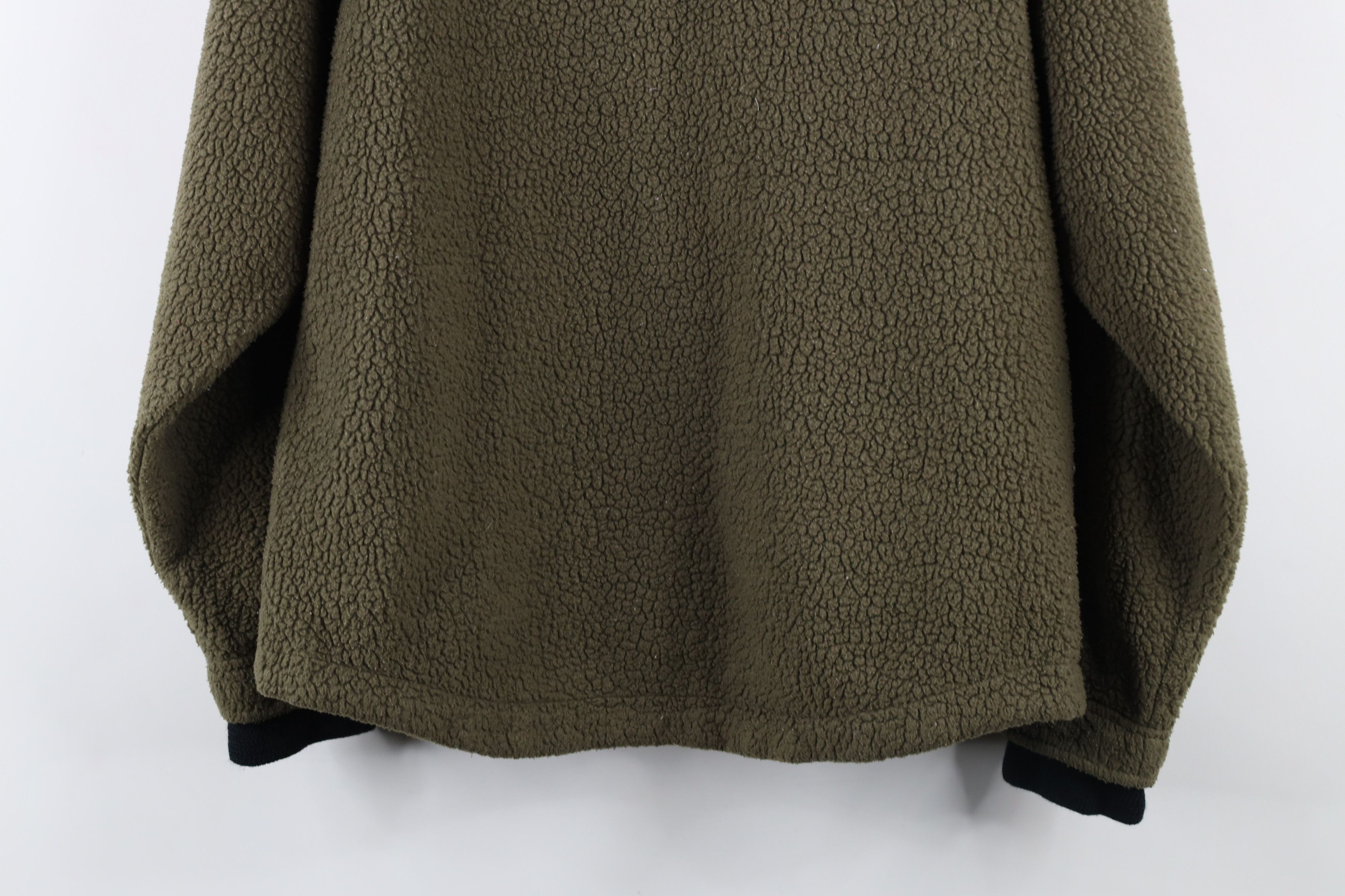 L.L. Bean × Vintage Vintage 90s LL Bean Deep Pile Fleece Jacket Green USA Size US M / EU 48-50 / 2 - 12 Thumbnail
