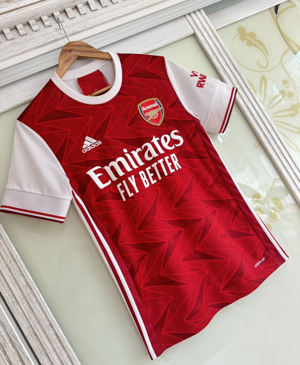 Adidas Arsenal 2020-2021 Home Soccer Jersey Football Kit Shirt Size US S / EU 44-46 / 1 - 5 Thumbnail