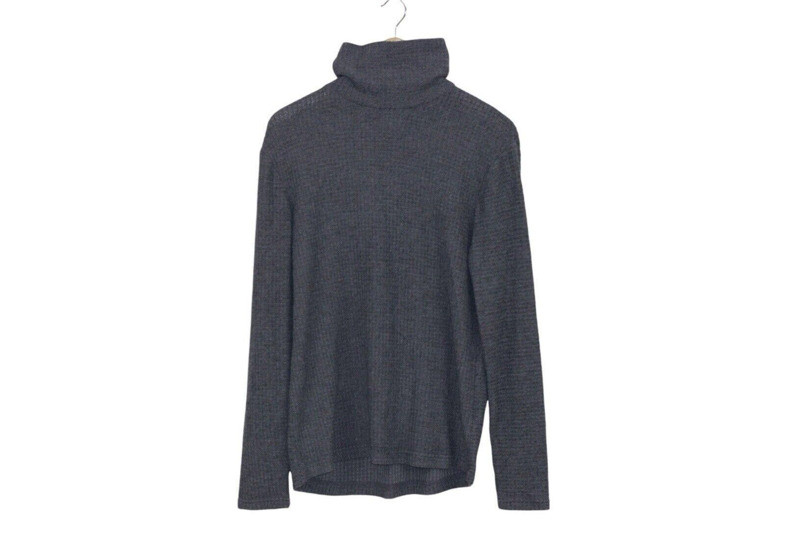 Urban Outfitters Urban Outfitters Chunky Knit Turtleneck Charcoal Grey Sz M Size US M / EU 48-50 / 2 - 1 Thumbnail